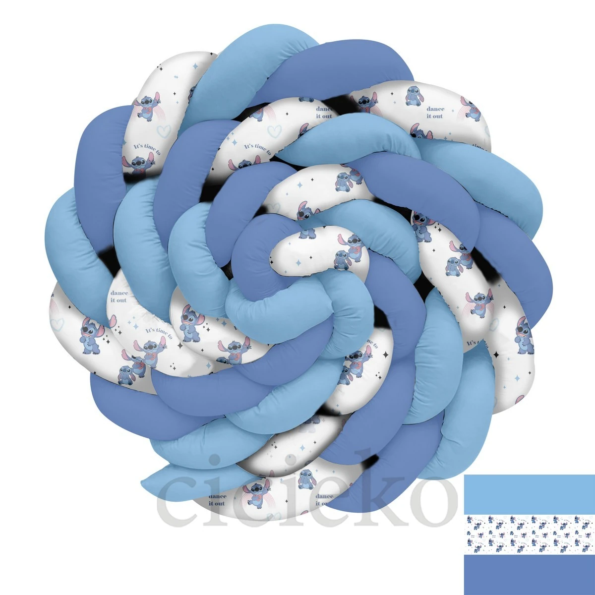 Mavi Stitch Örgü Korumalık