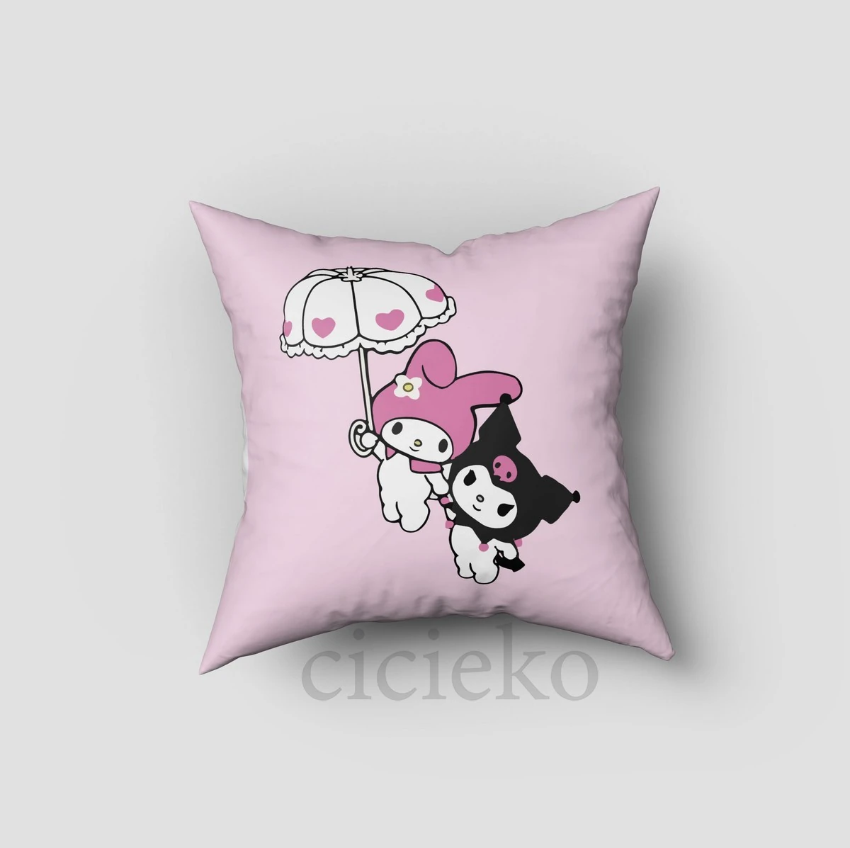 My Melody Kuromi Kırlent Kılıfı