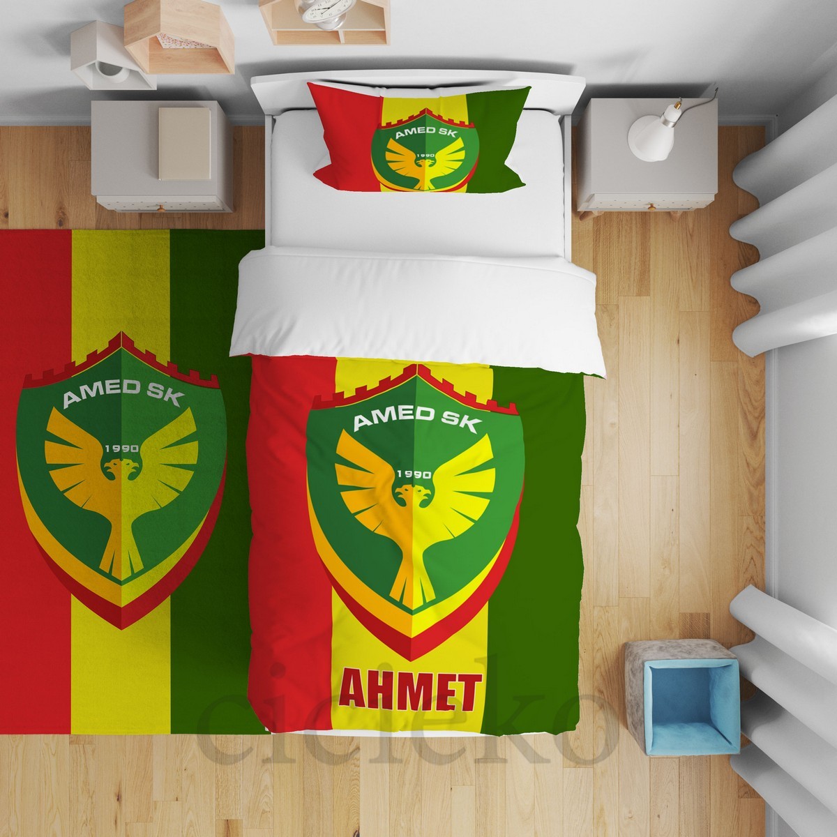 AmedSpor Çocuk Odası Yatak Örtüsü