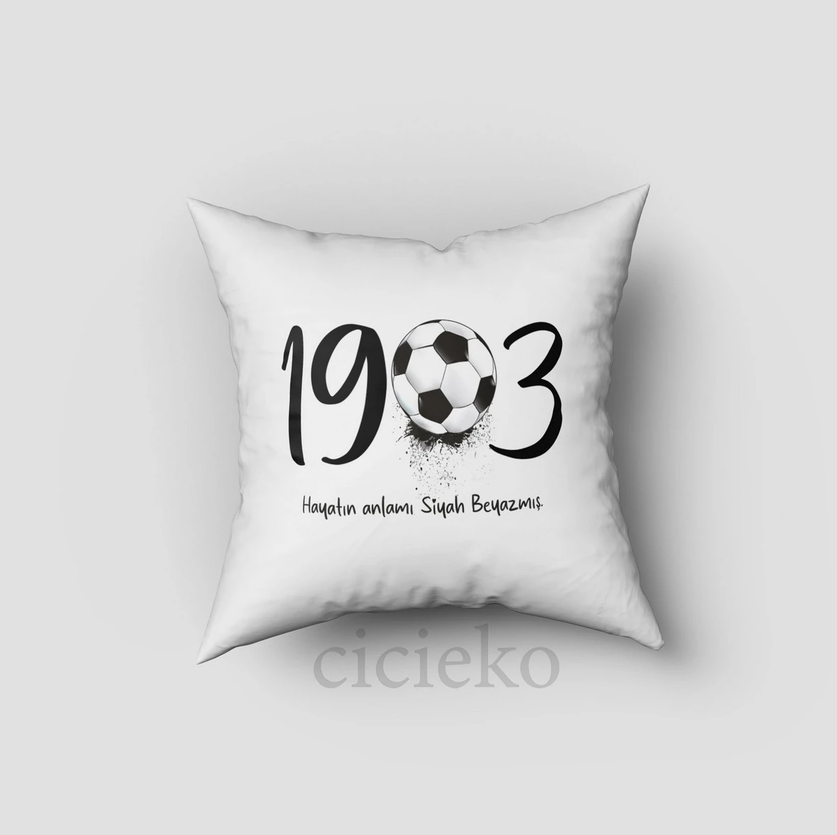 Siyah Beyaz Baba Oğul  5'li Set Halı, Perde, Nevresim, Avize, Kırlent Kılıfı