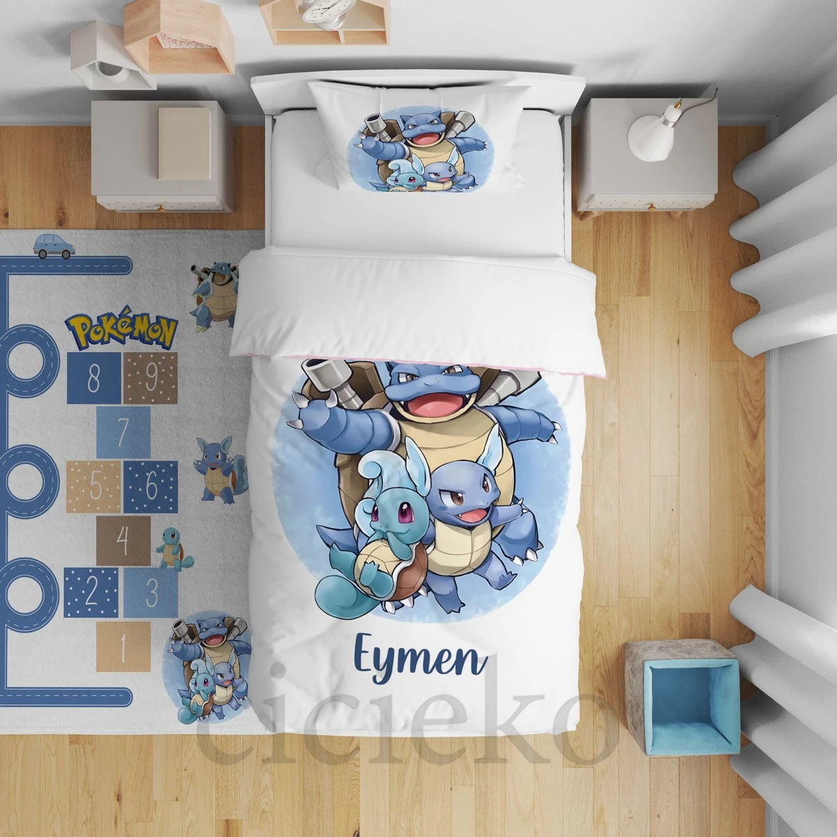 Pokemon Çocuk Odası Yatak Örtüsü