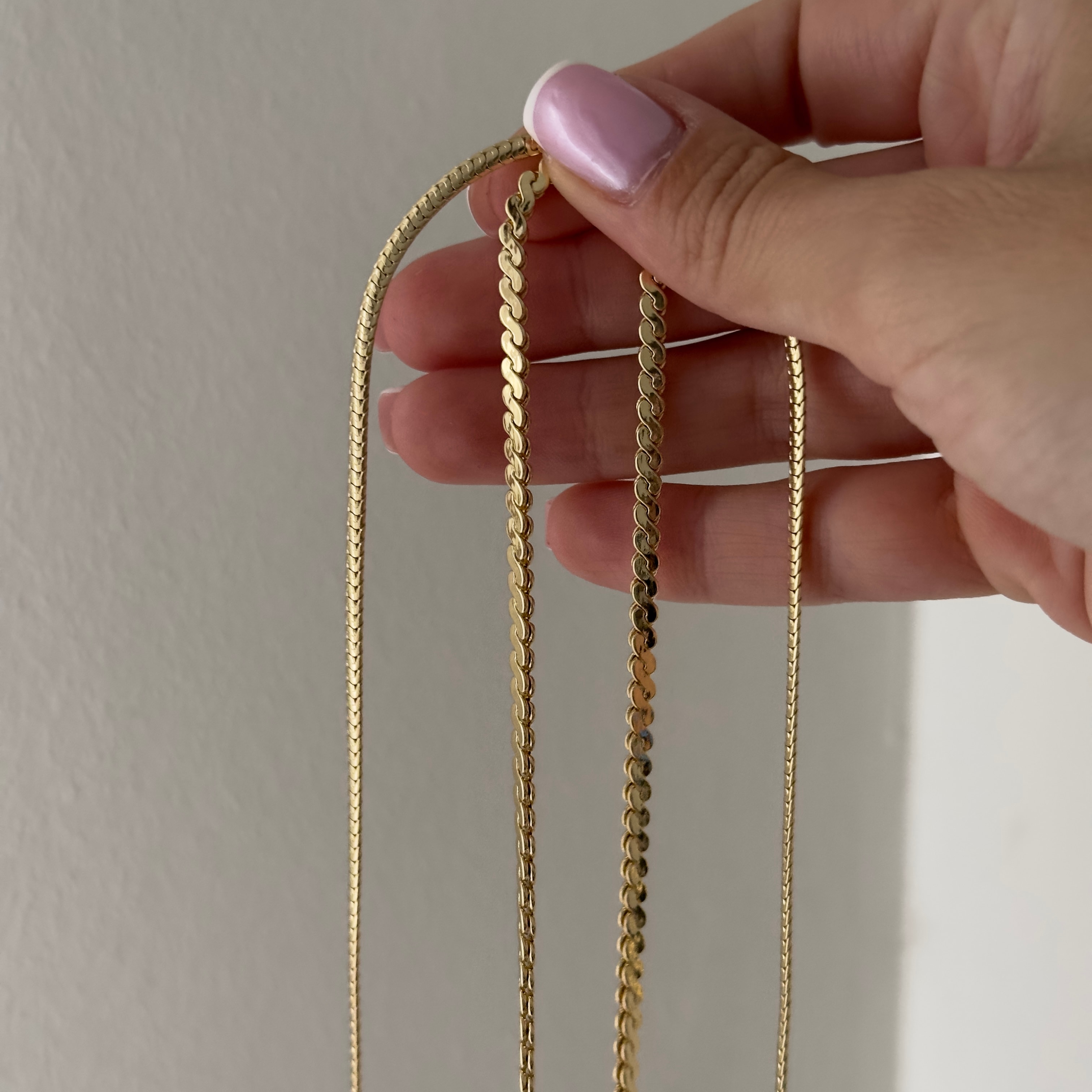 Özel Seri 14k Gold Zincir