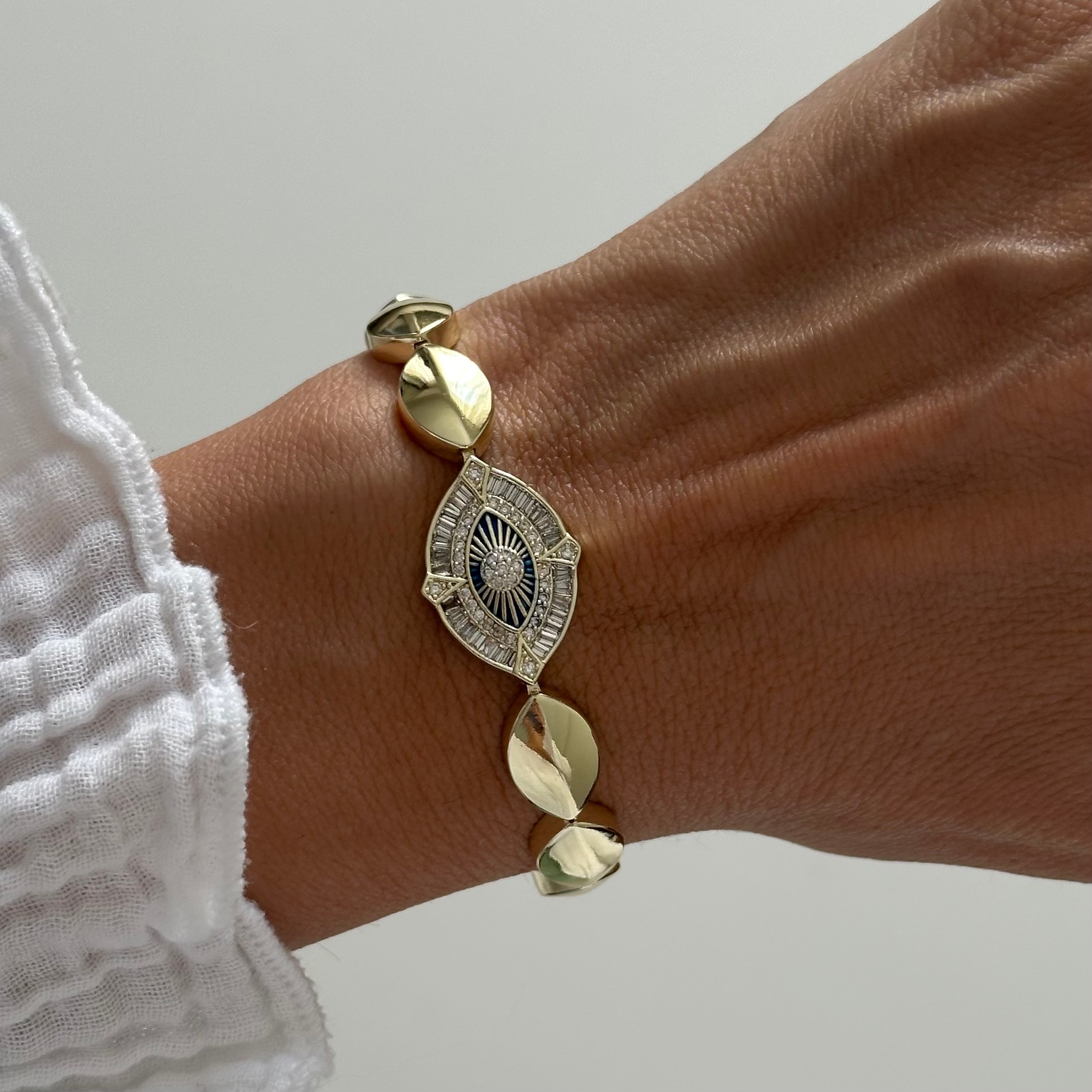 Özel Seri 14k Gold Göz Bileklik