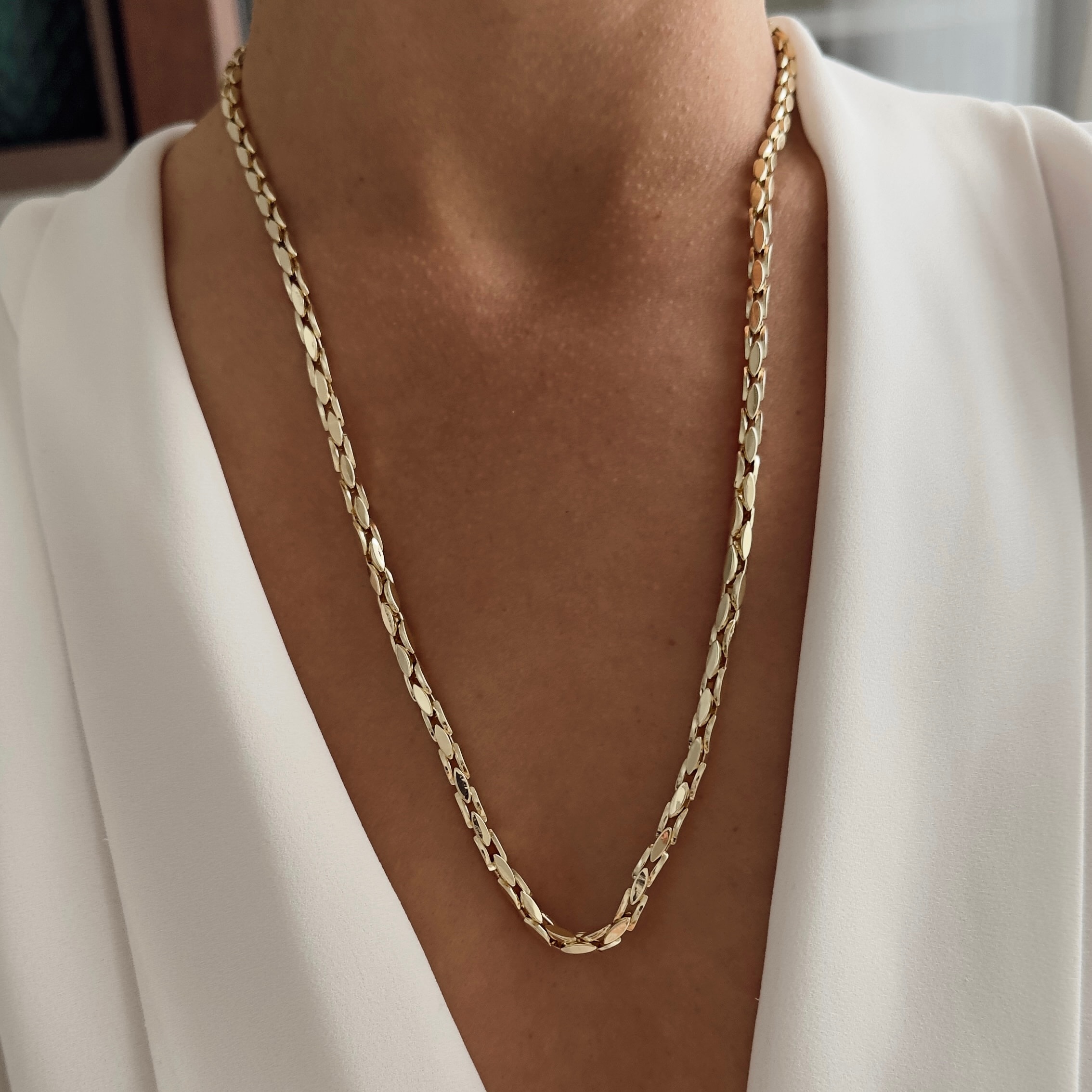 Özel Seri 14k Gold Captive Zincir
