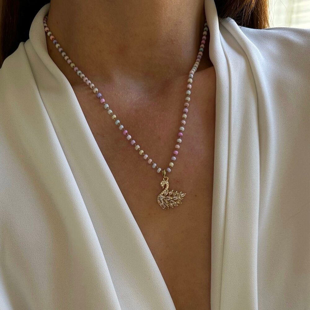 Swan Kolye / Çelik