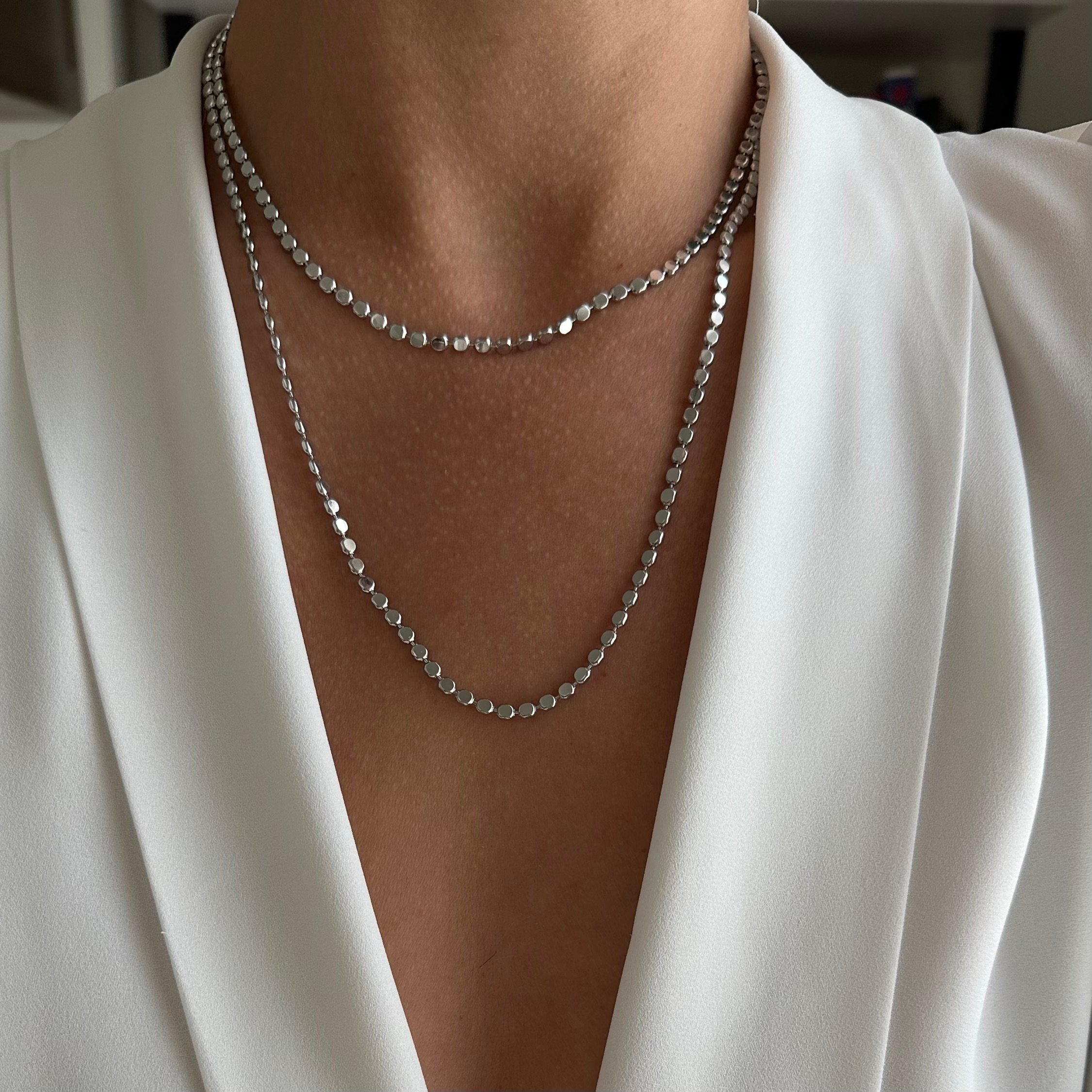 Uzun Ezme Zincir Silver (90cm)