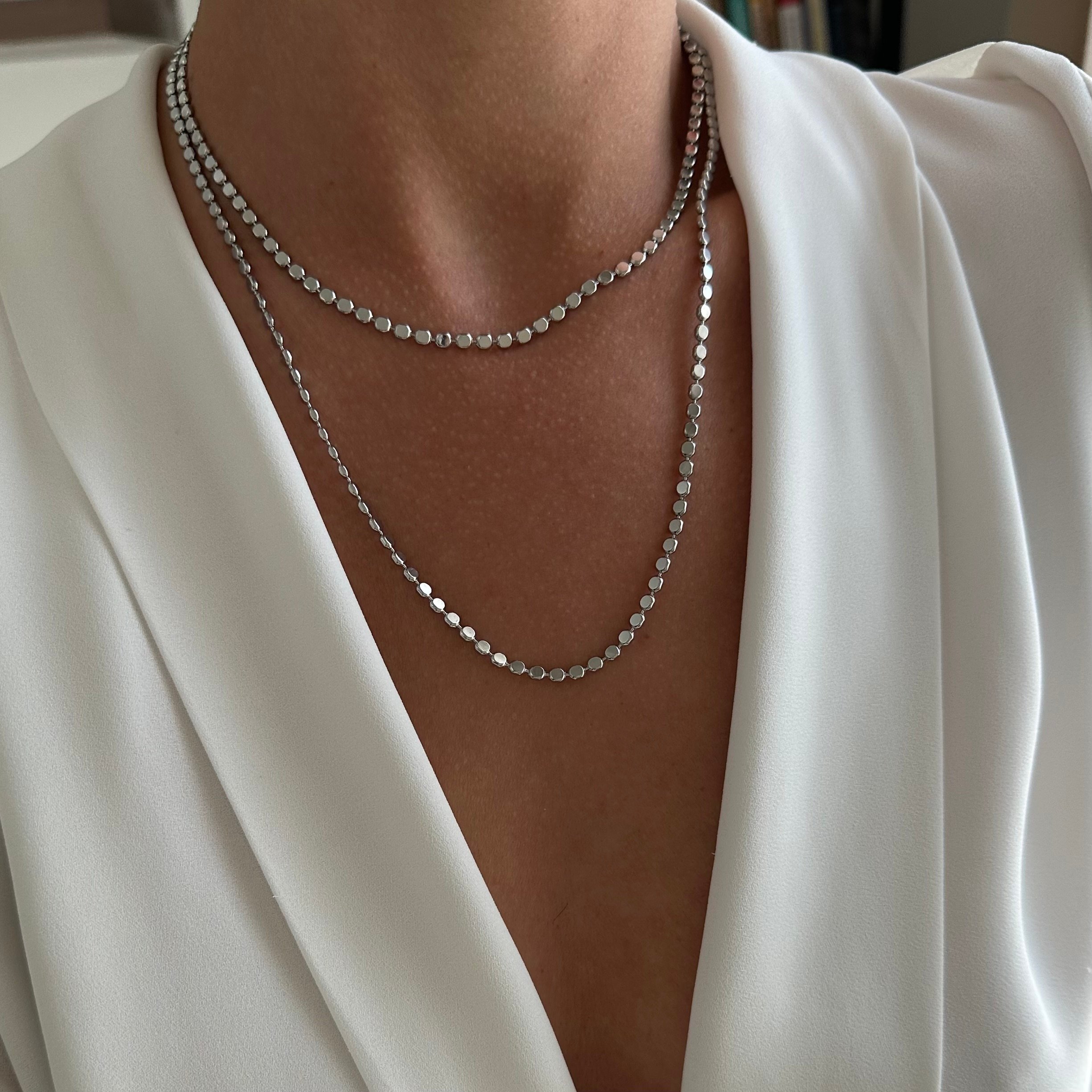 Uzun Ezme Zincir Silver (90cm)