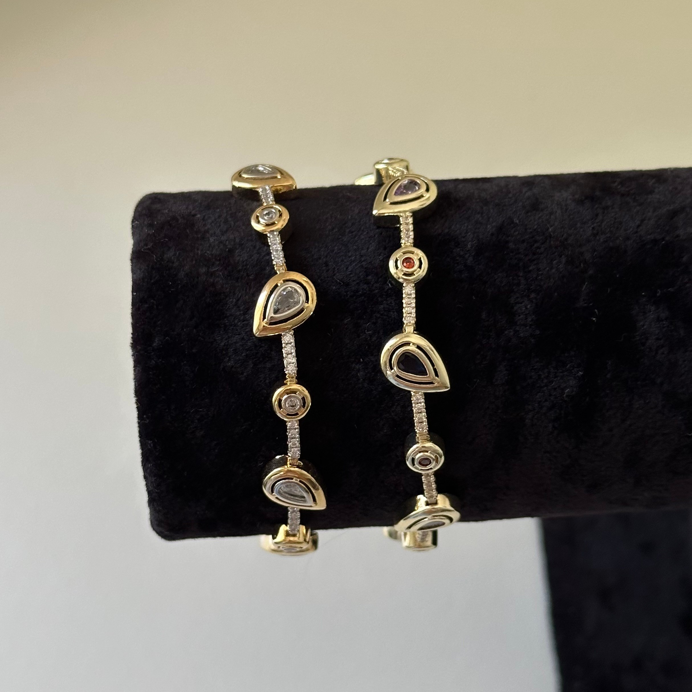 Özel Seri 14k Gold Damla Taş Bileklik