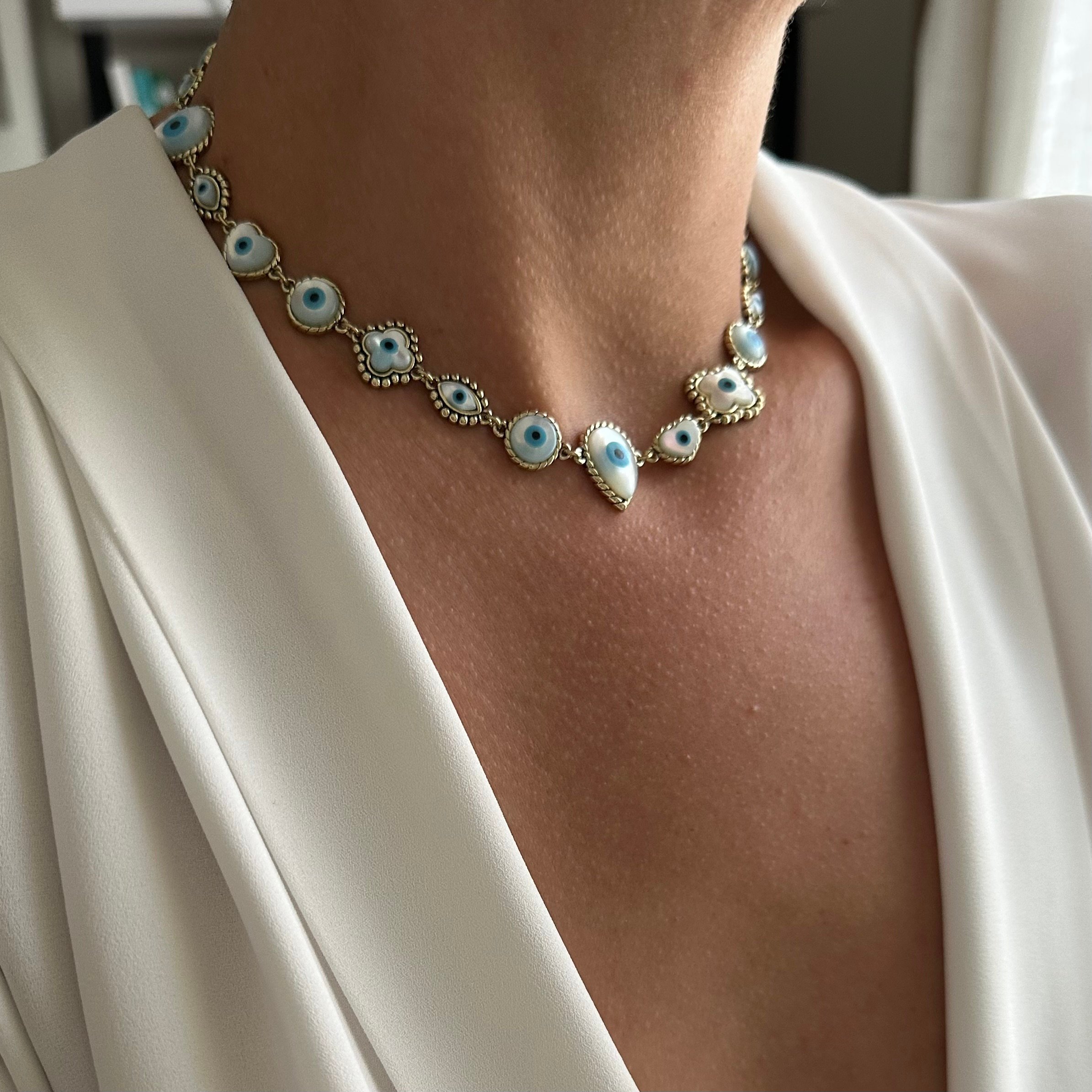 Özel Seri Nazar Choker