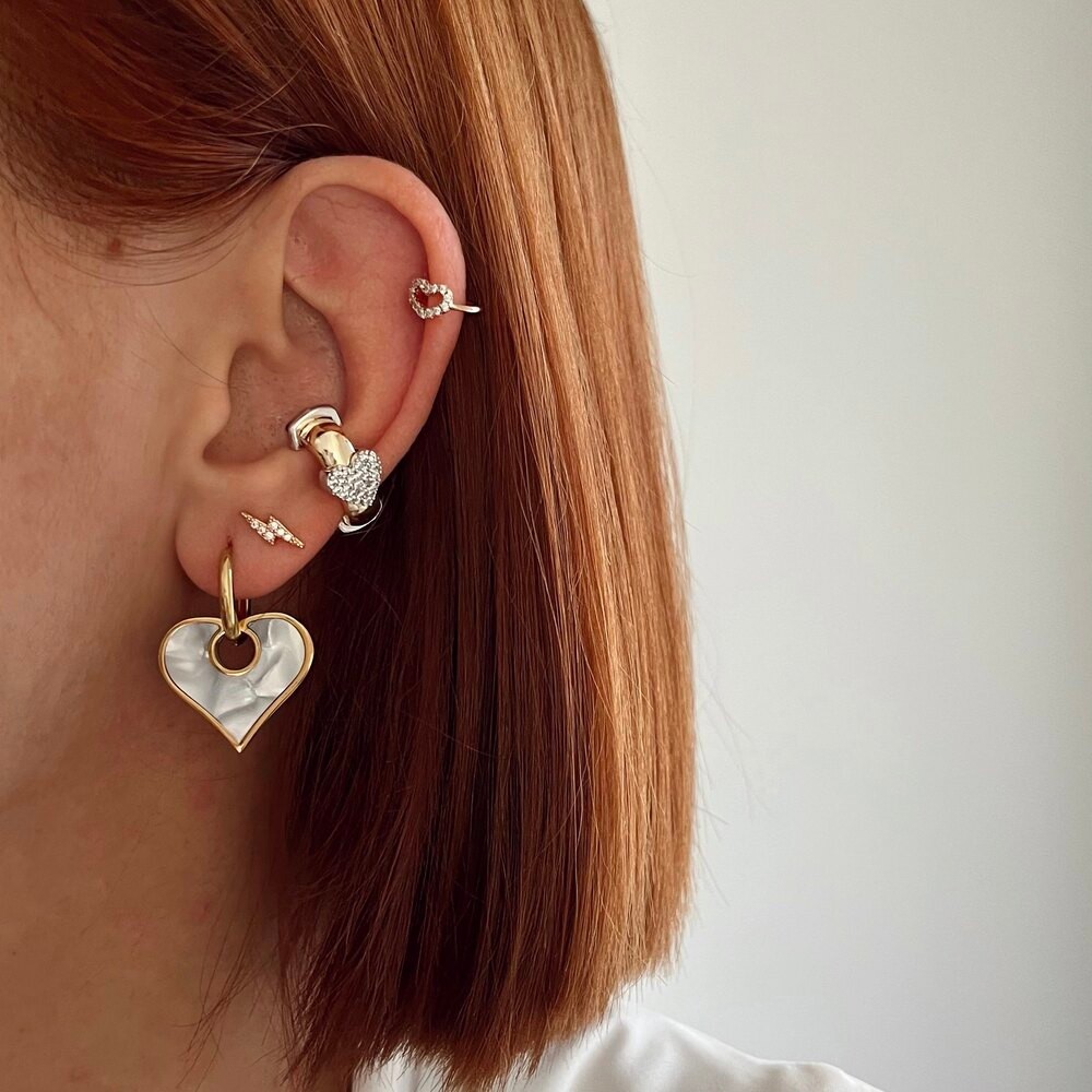 Taşlı Şimşek Piercing