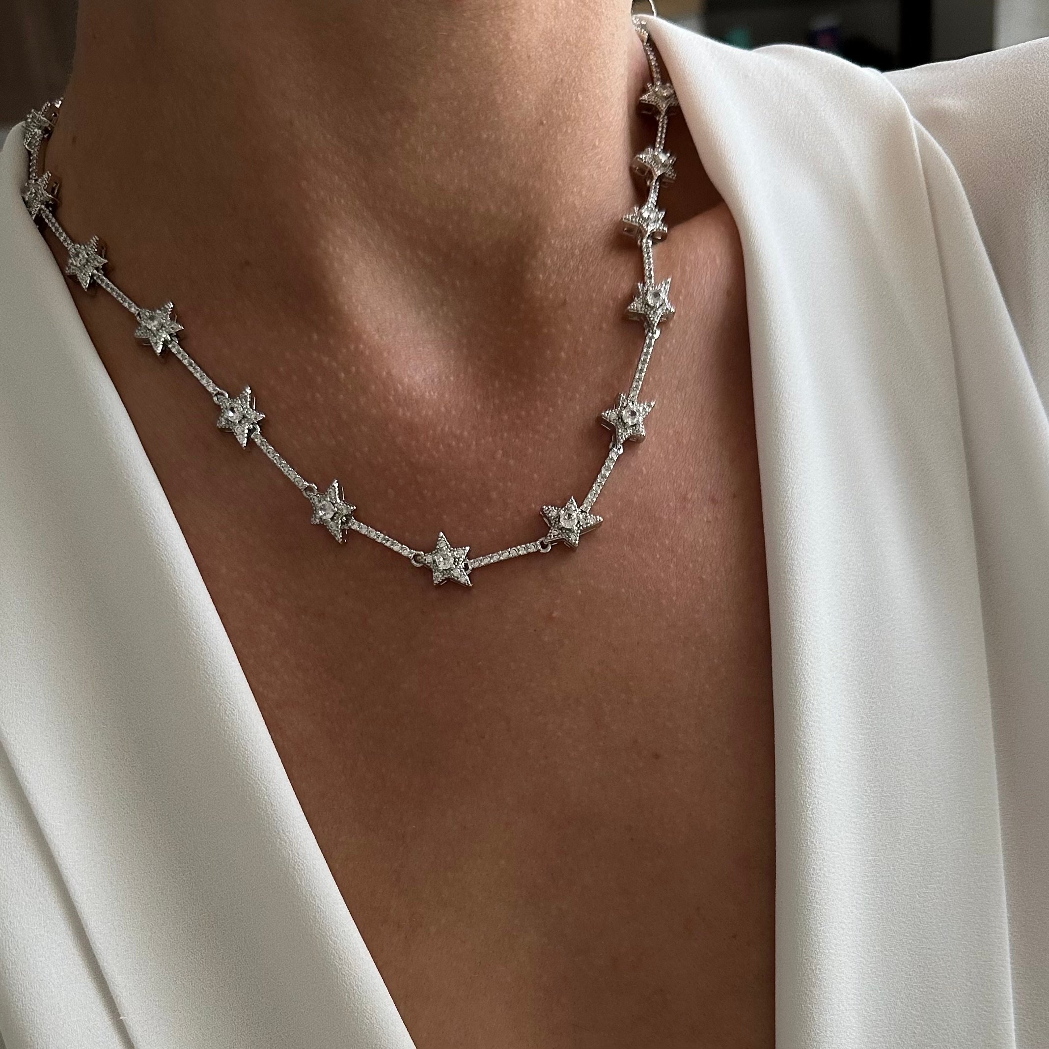 Özel Seri Silver Star Kolye