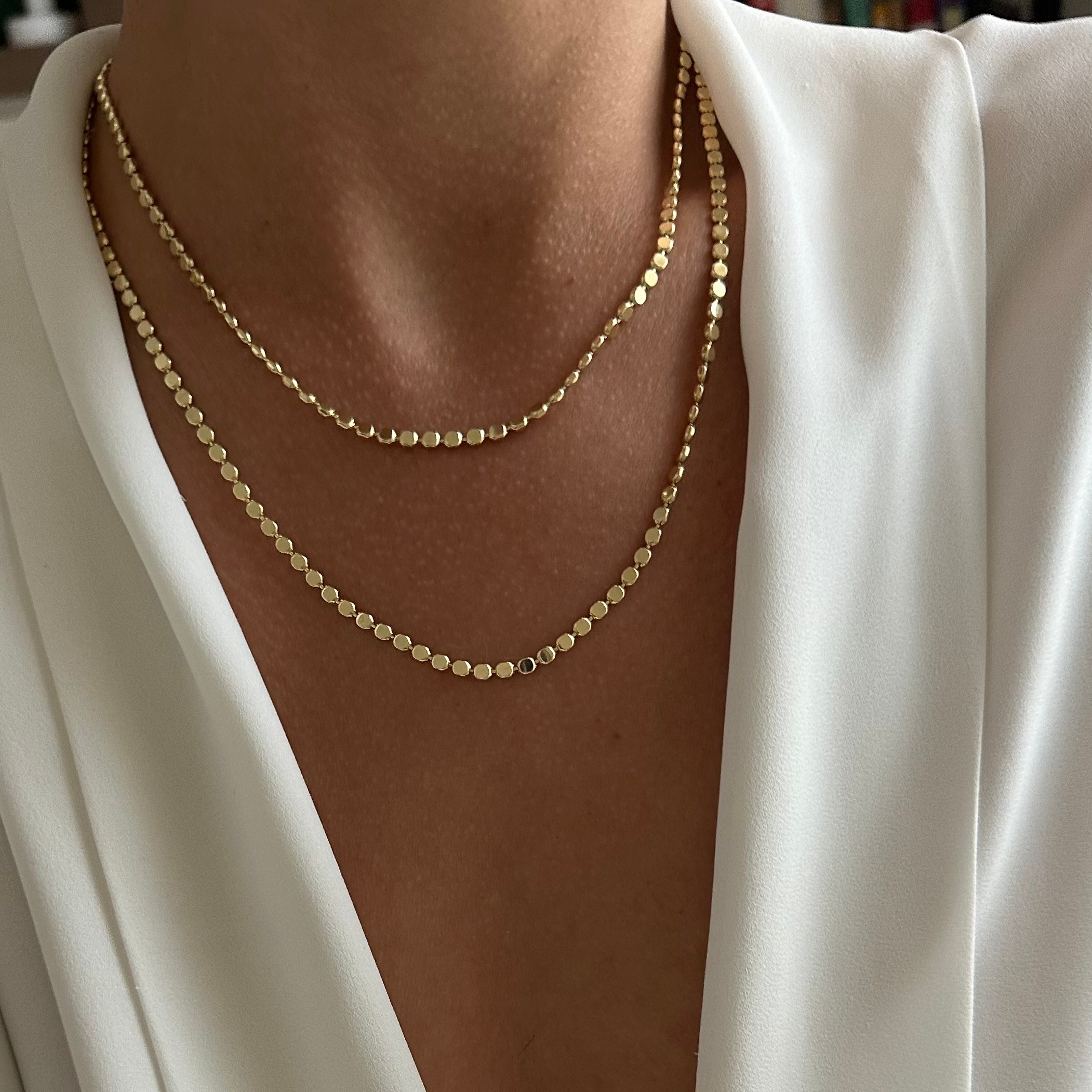 Uzun Ezme Zincir Gold (90cm)