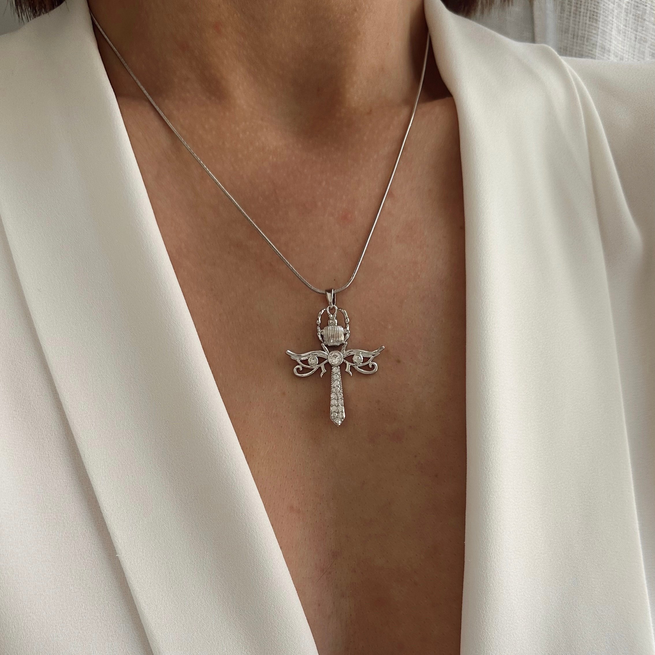 Ankh Kolye / Çelik 