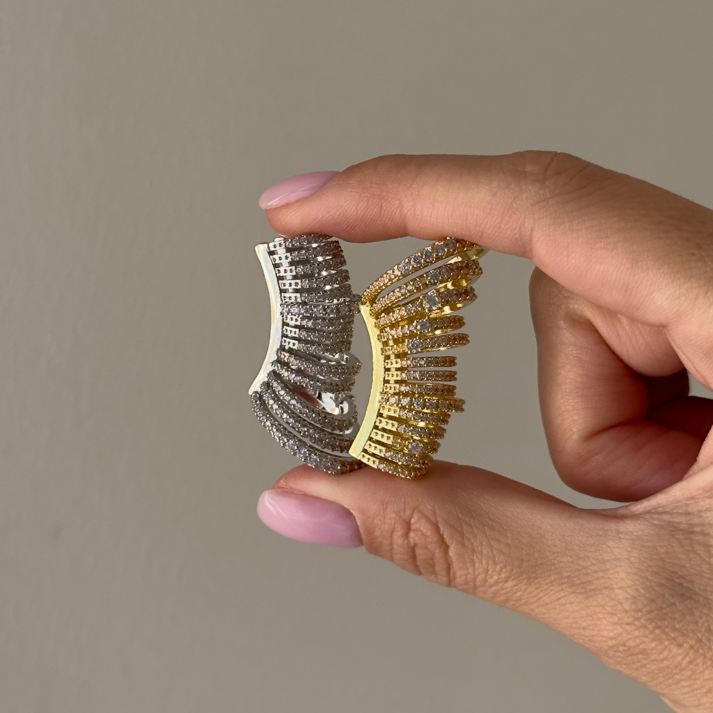 Özel Seri Zirkon Taş Çoklu Earcuff