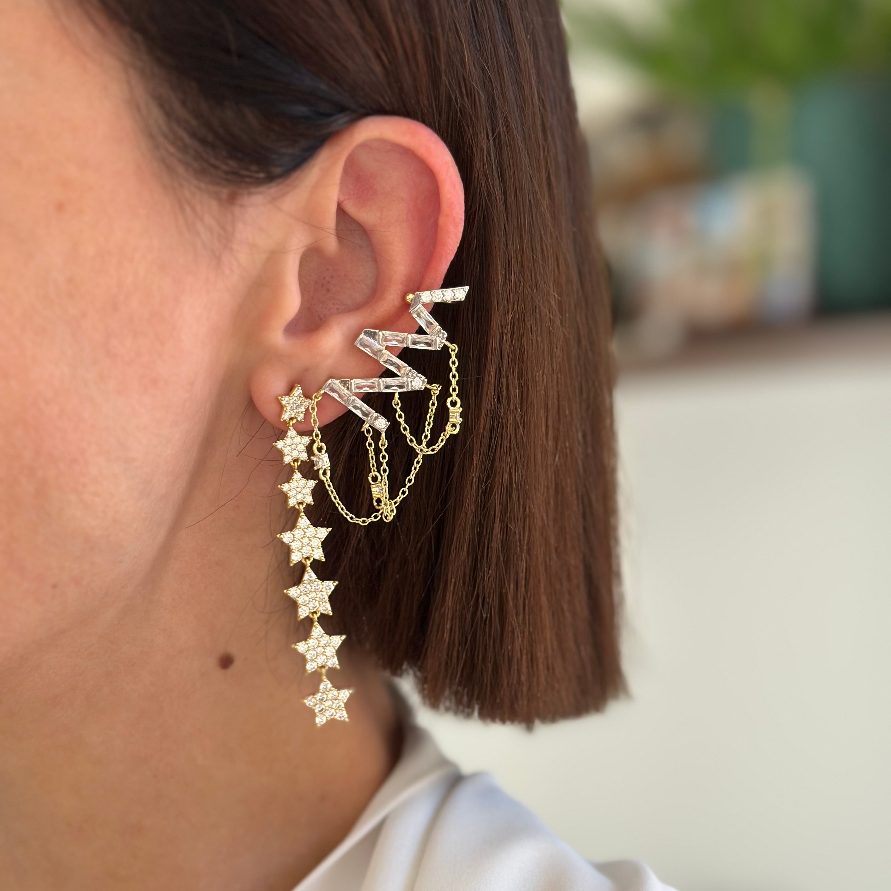 Özel Seri Baget Taş Earcuff