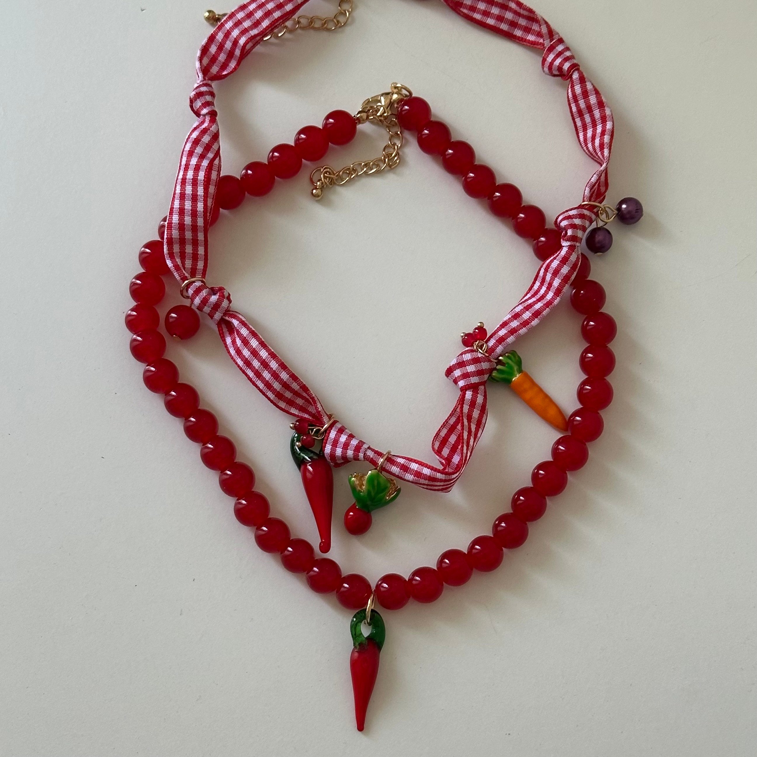 2'li Charm Kolye Seti