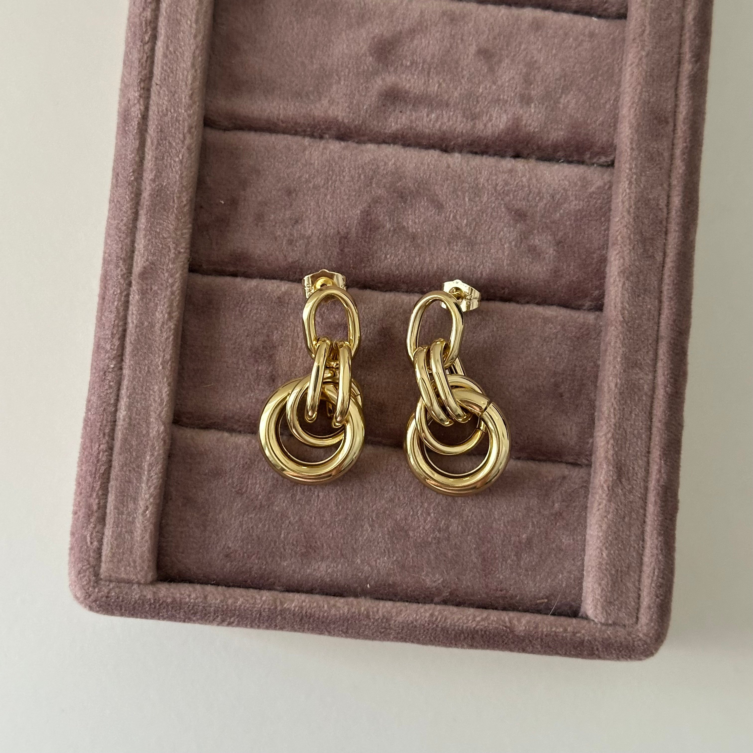 Vip Vintage Gold Küpe