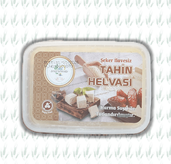 TAHİN HELVASI ŞEKER İLAVESİZ 