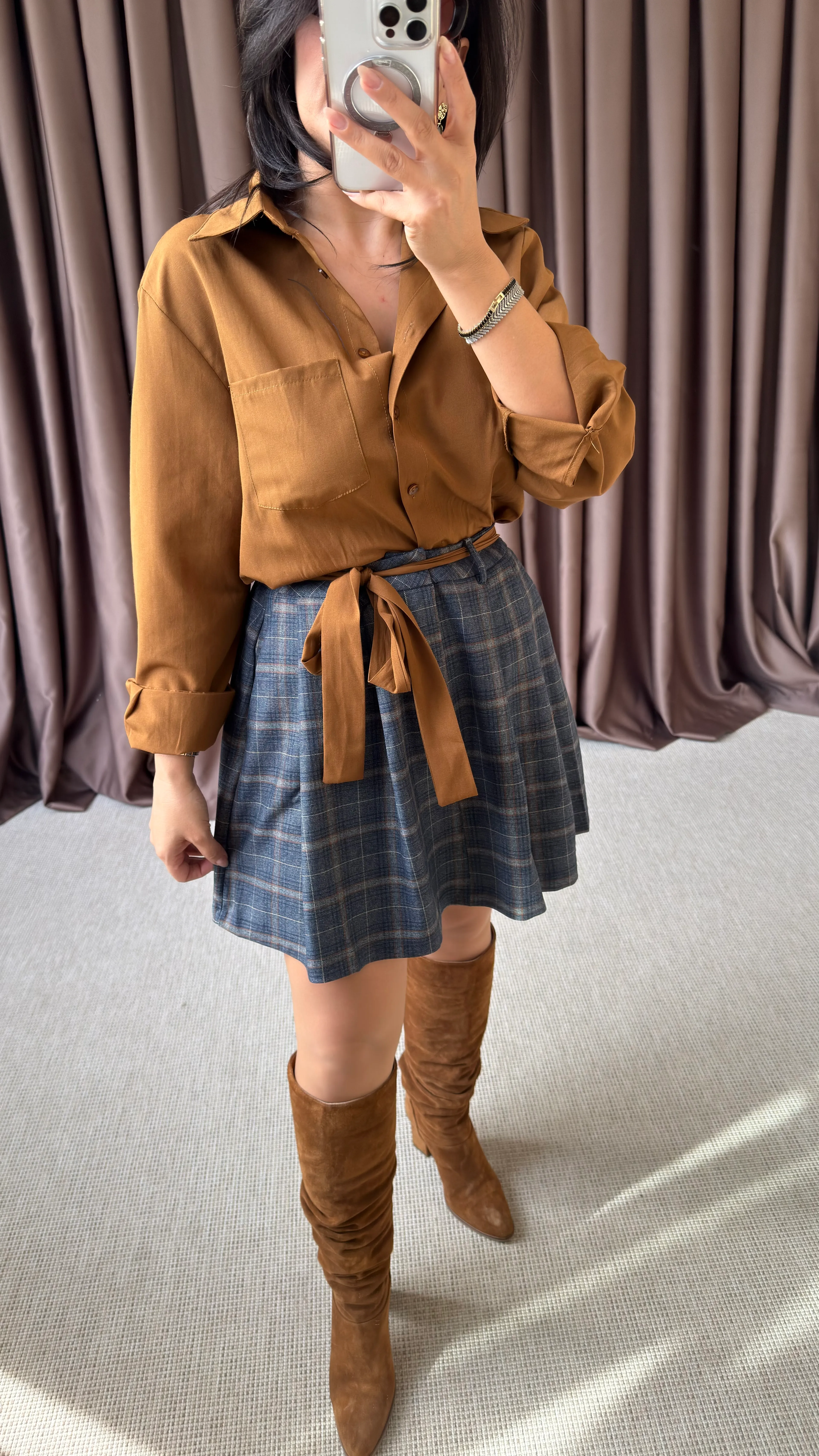 EKOSELİ ETEK GÖMLEK TAKIM