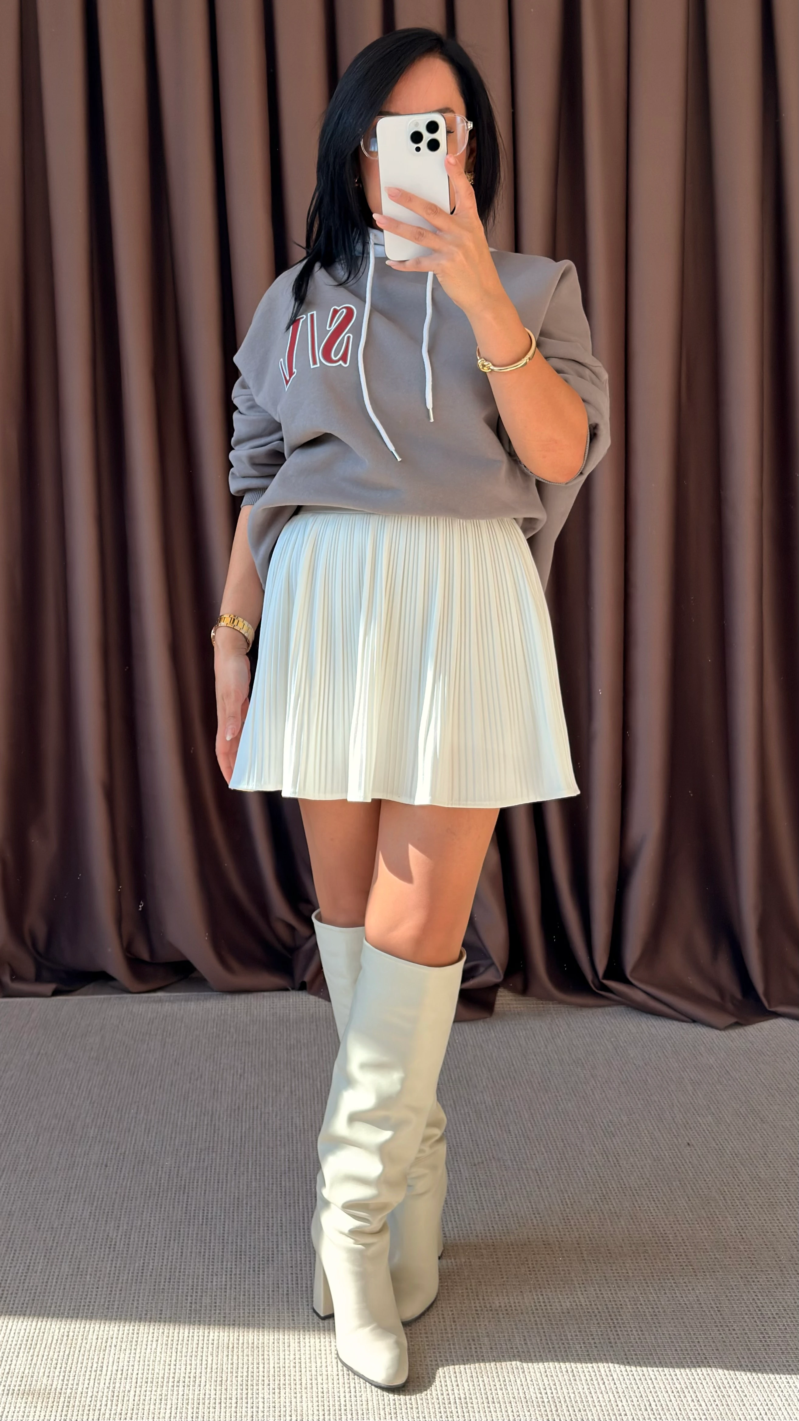 PİLİSELİ İÇİ ŞORTLU ETEK