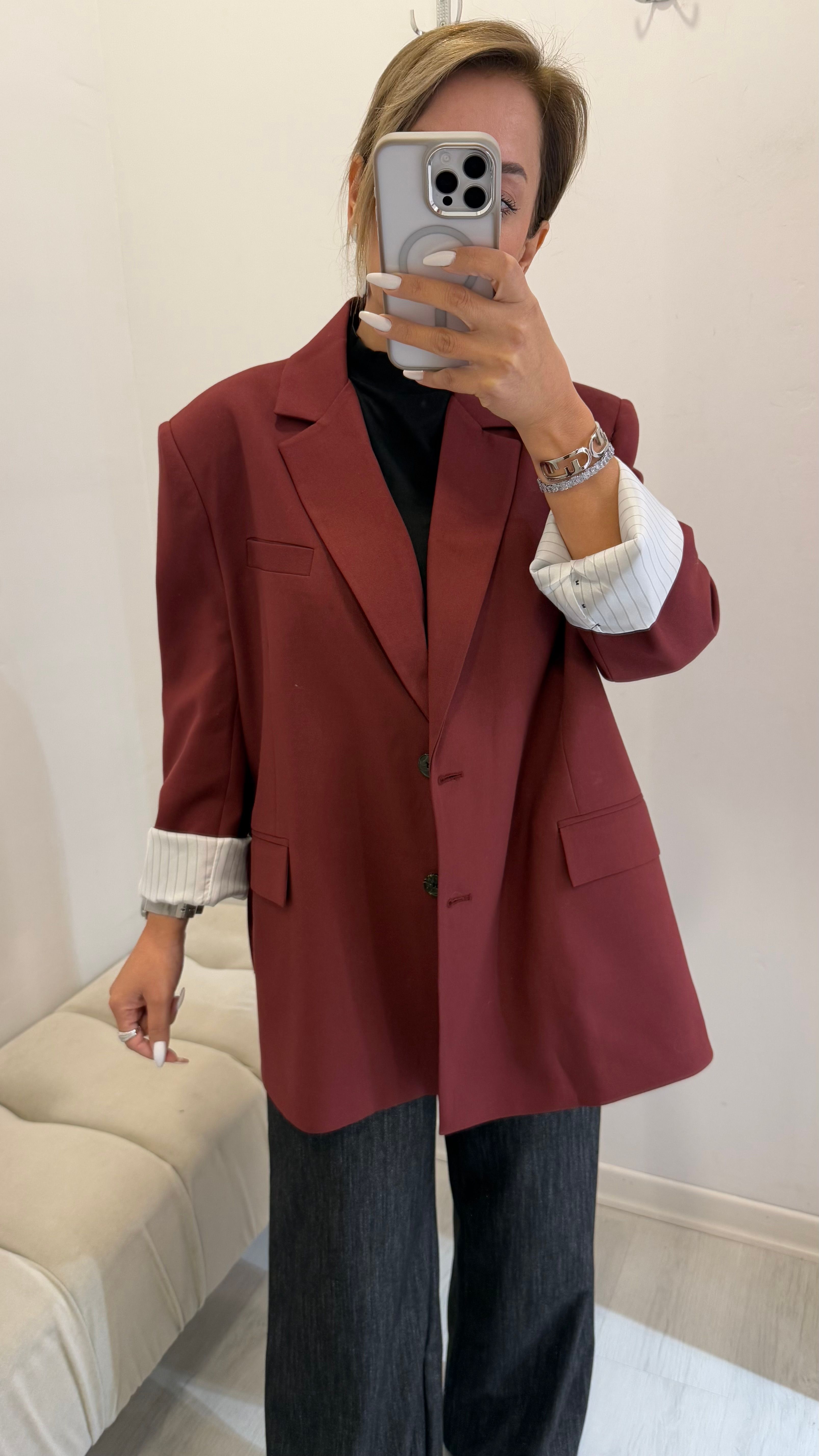 Bordo Oversize Blazer