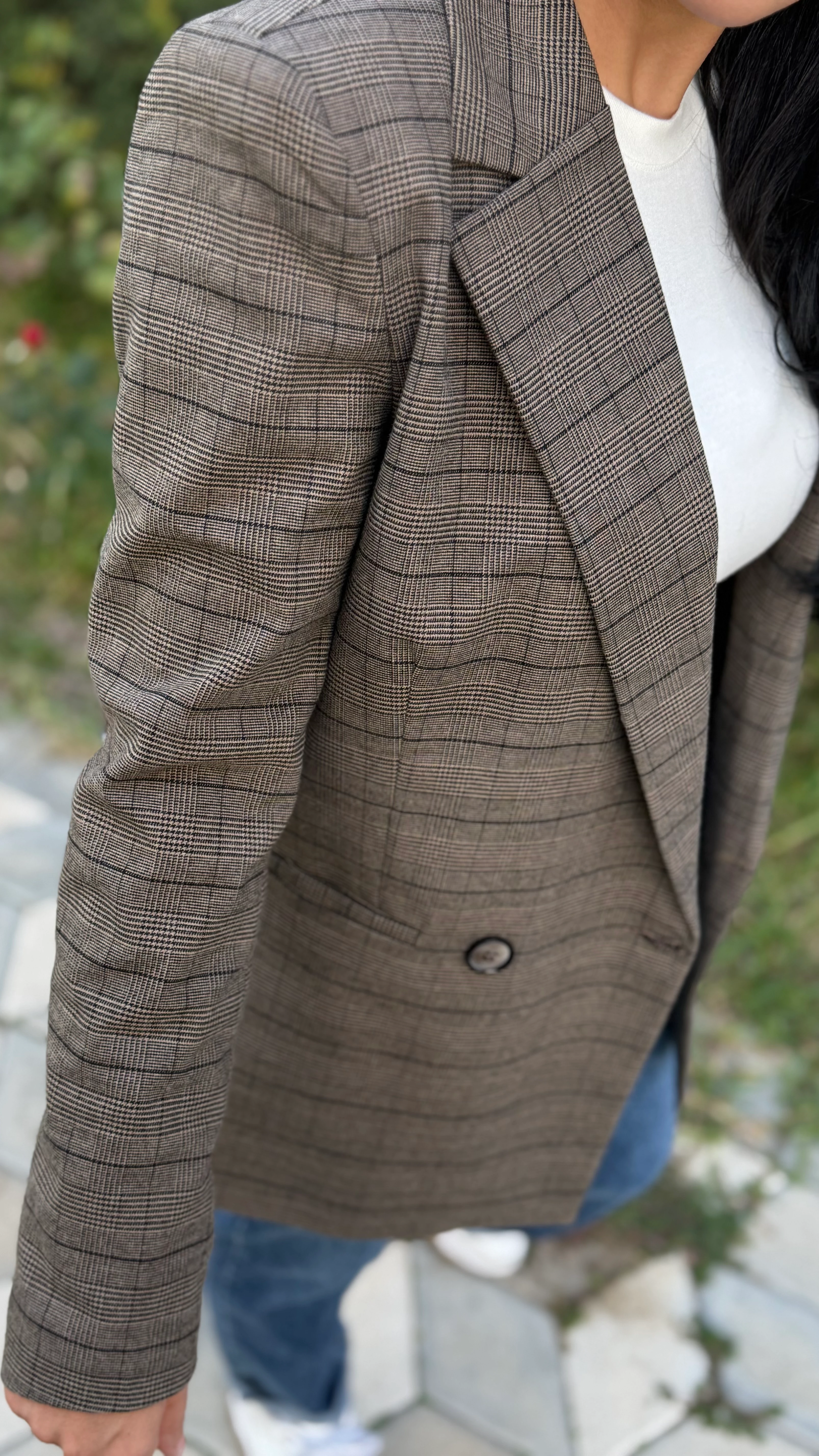 EKOSELİ KRUVAZE BLAZER CEKET