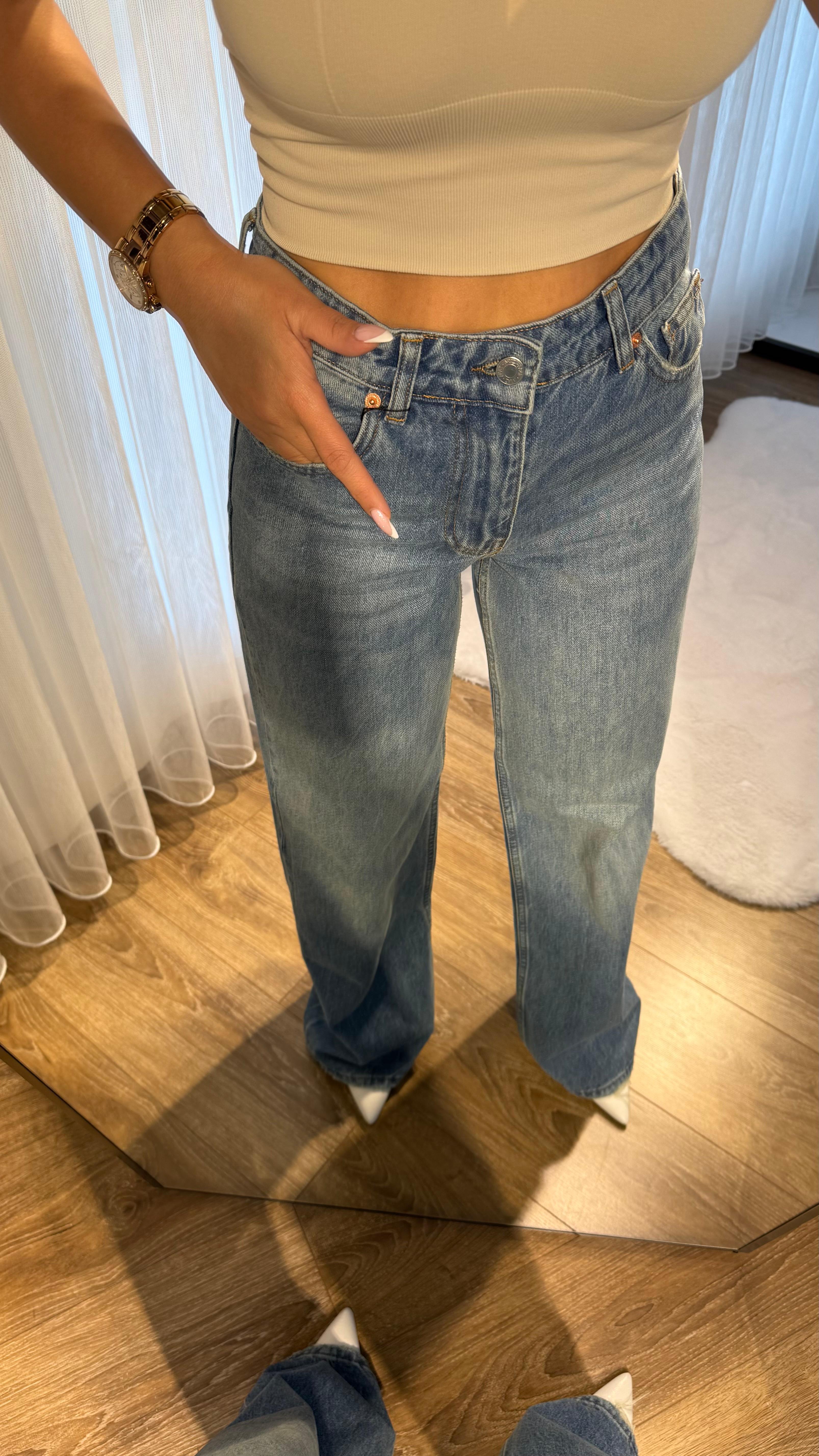 ZRA Orjinal Straight Fit Blue Jean
