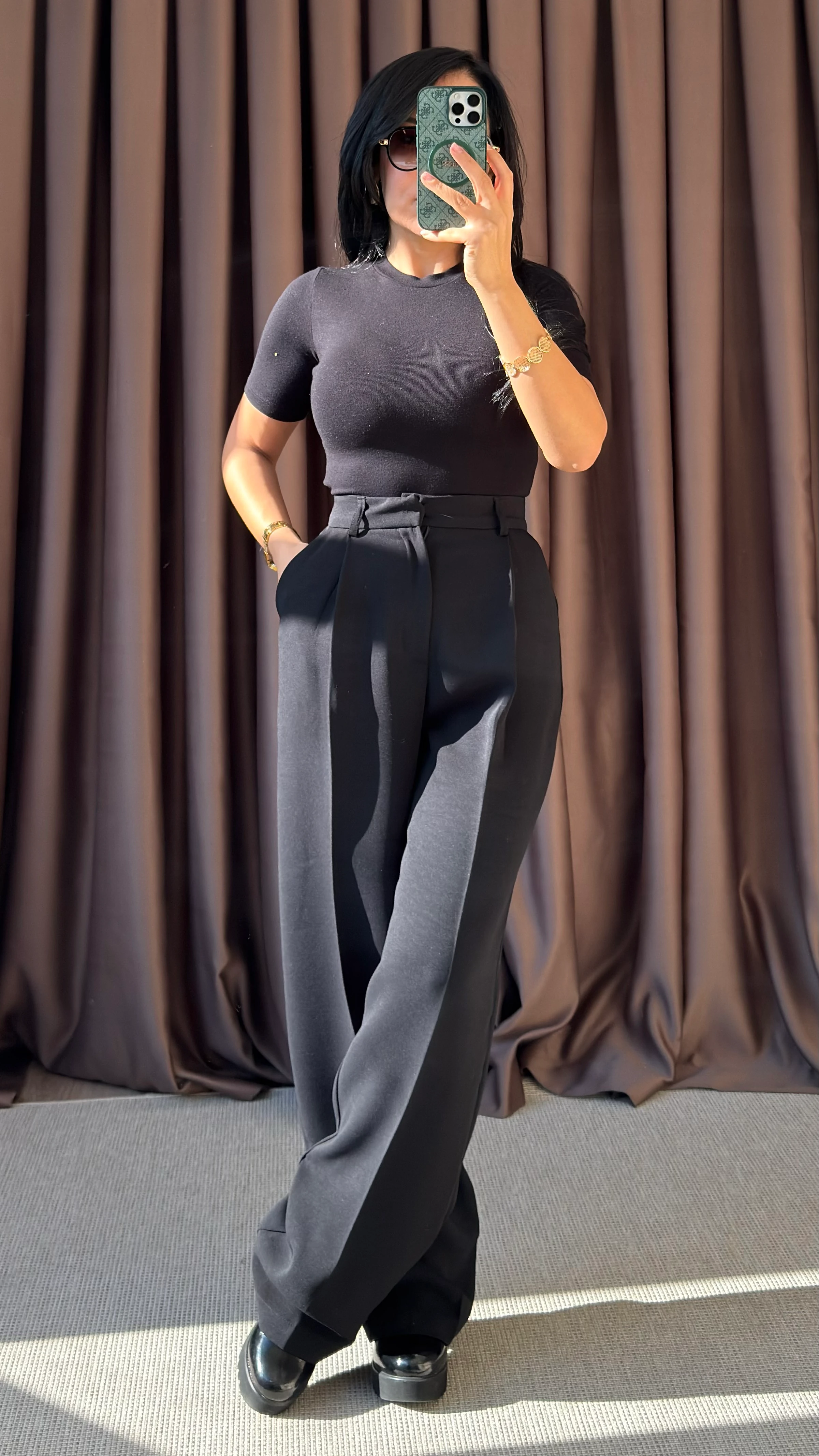 PREMİUM PALAZZO PANTOLON - Siyah