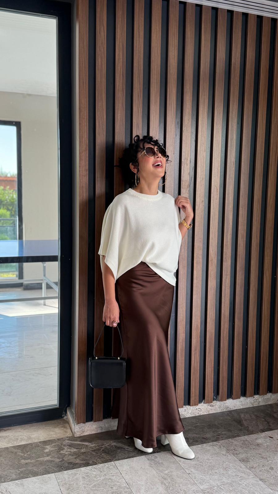 ZRA MAXİ SATEN ETEK