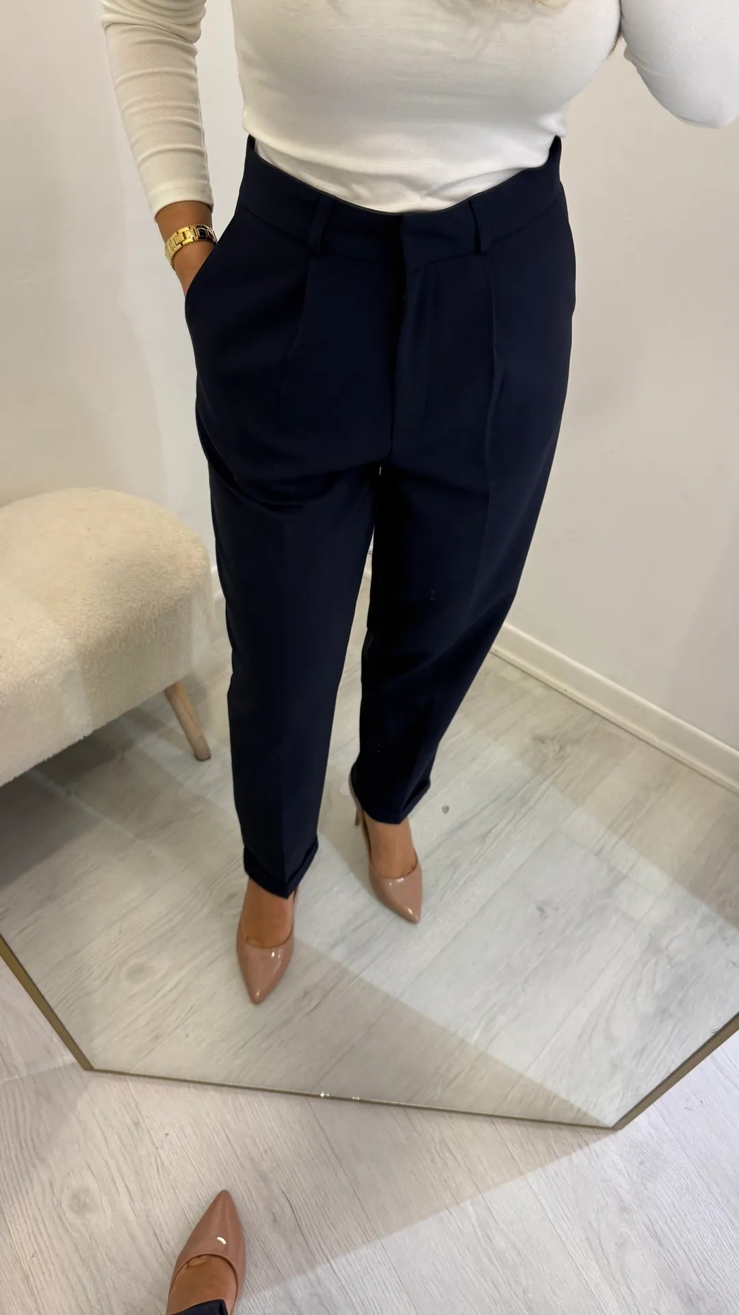 ZRA Duble Paça Pantolon - Lacivert