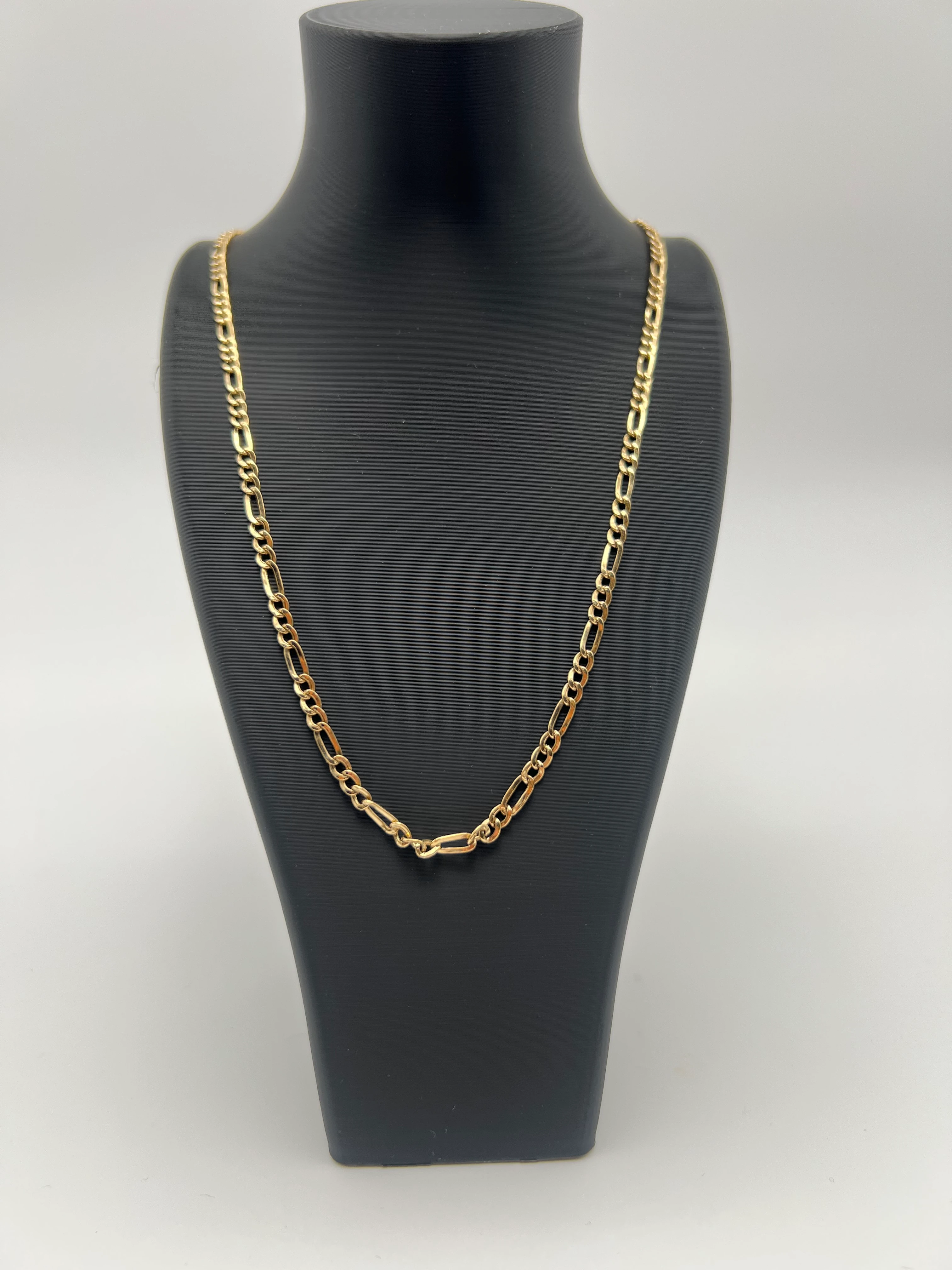 14 Ayar 11.90 Gr 60cm Klasik Figaro Erkek Zincir Kolye