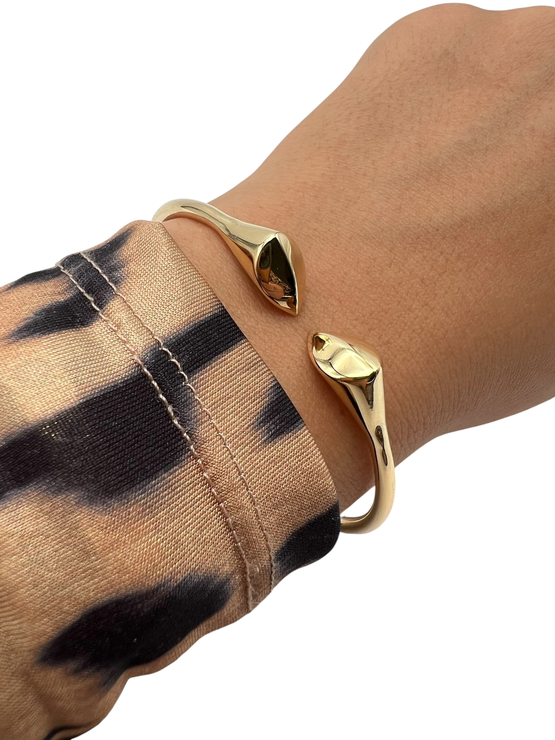  7.37 Gr 14 Ayar Altın Yılan Formlu Kadın Bilezik