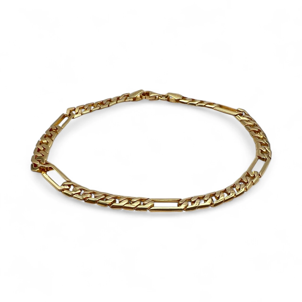 14 Ayar 7.23 Gr Altın Figaro Erkek Bilekli̇k