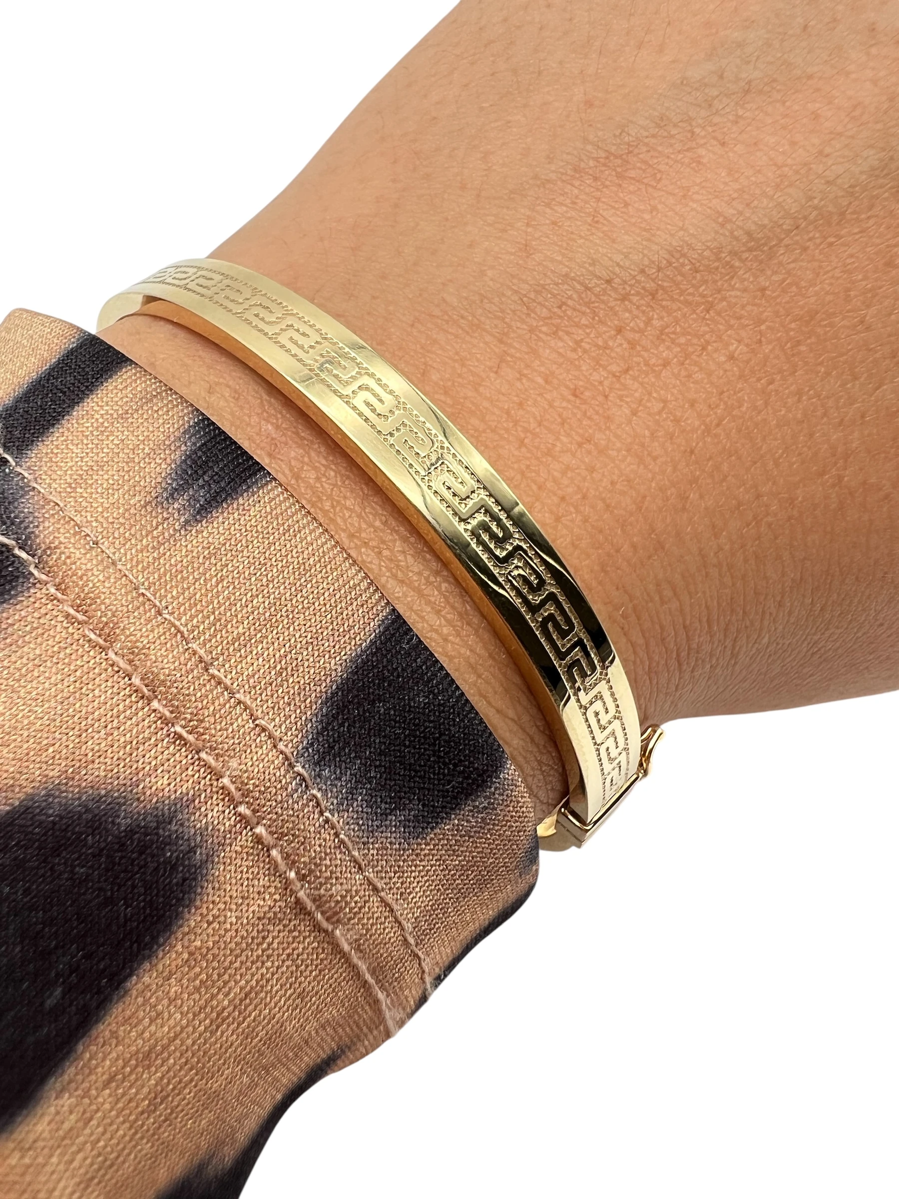 14 Ayar Altın  8.00 Gr Kadın Eterna Kelepçe Bilezik