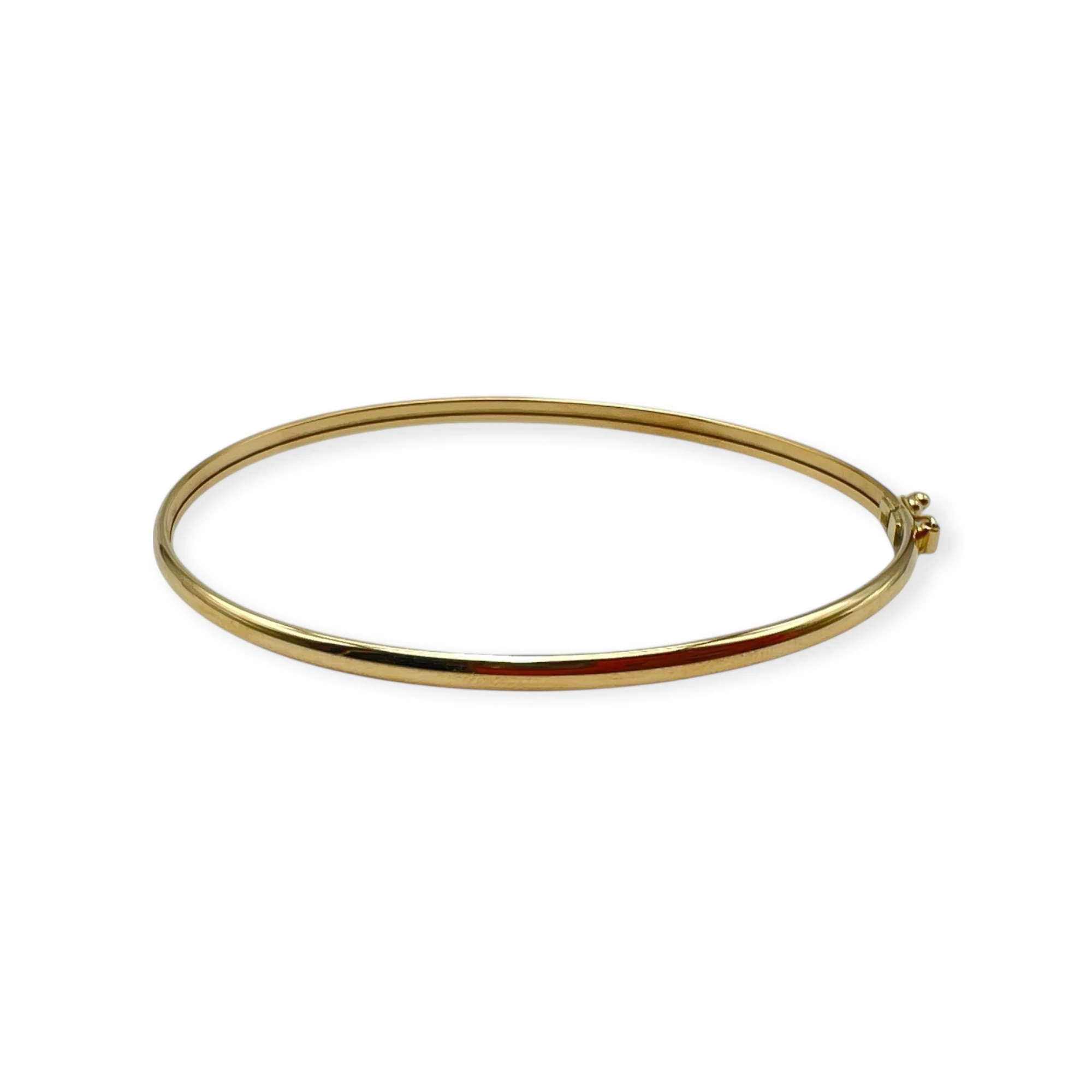 14 Ayar 1.73 Gr Altın Kadın Klasik Parlak Kadın Kelepçe Bilezik