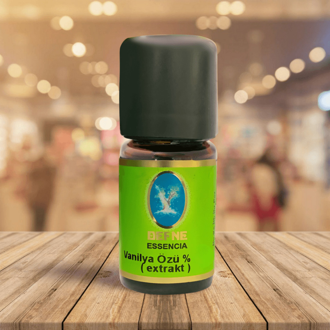 Vanilya Özü Organik 5 ml (ekstraksiyon-alkol çözelti) Saf Uçucu Yağı