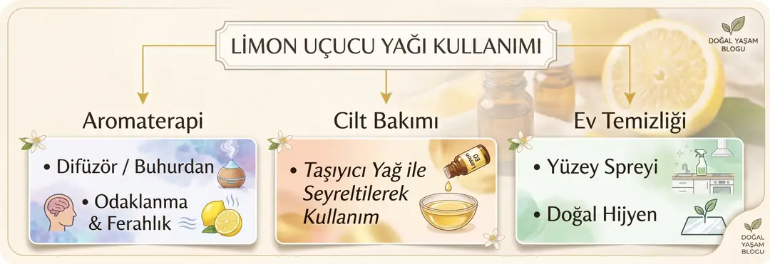 Limon Uçucu Yağ Kullanımı