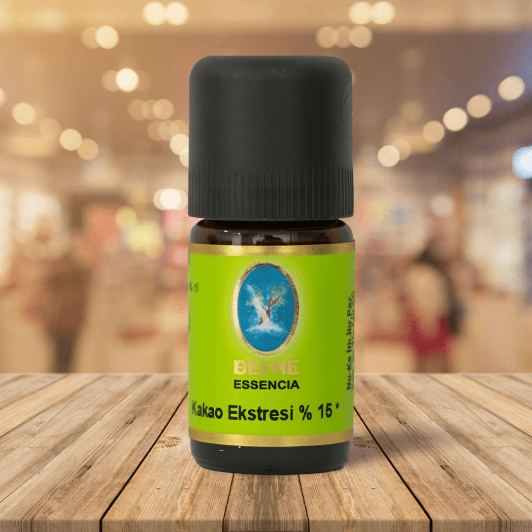Kakao Extra %15 organik (alkol çözeltisi) 5ml Saf Uçucu Yağı