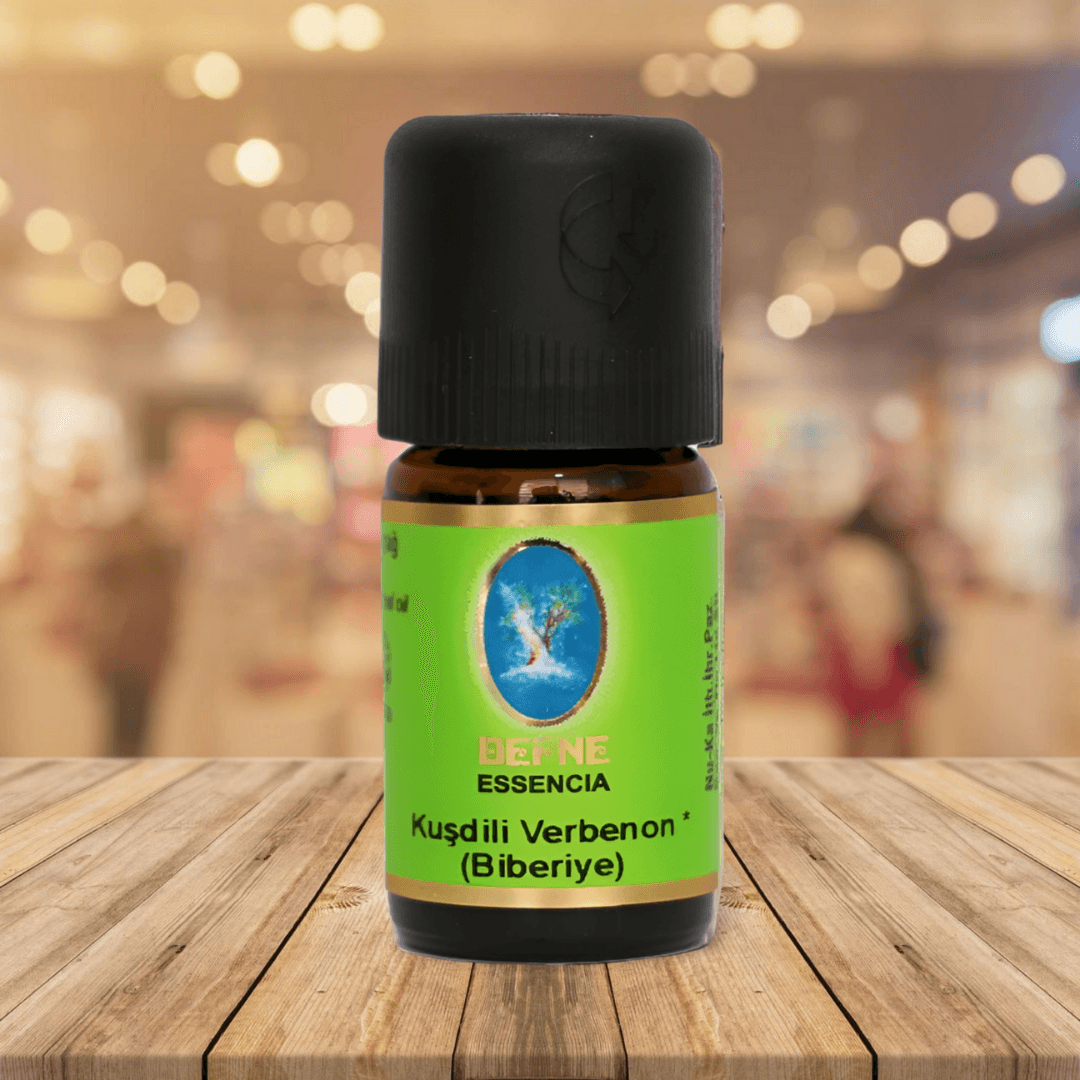 Kuşdili Biberiye-Verbenon Organik (damıtma) 5ml Saf Uçucu Yağı 