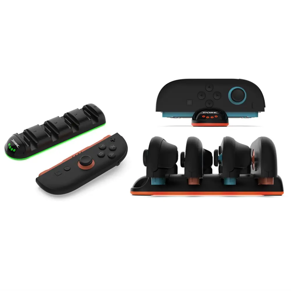 Nintendo Switch 2 Joy-Con 4'lü Şarj İstasyonu Led Göstergeli DOBE-TNS3