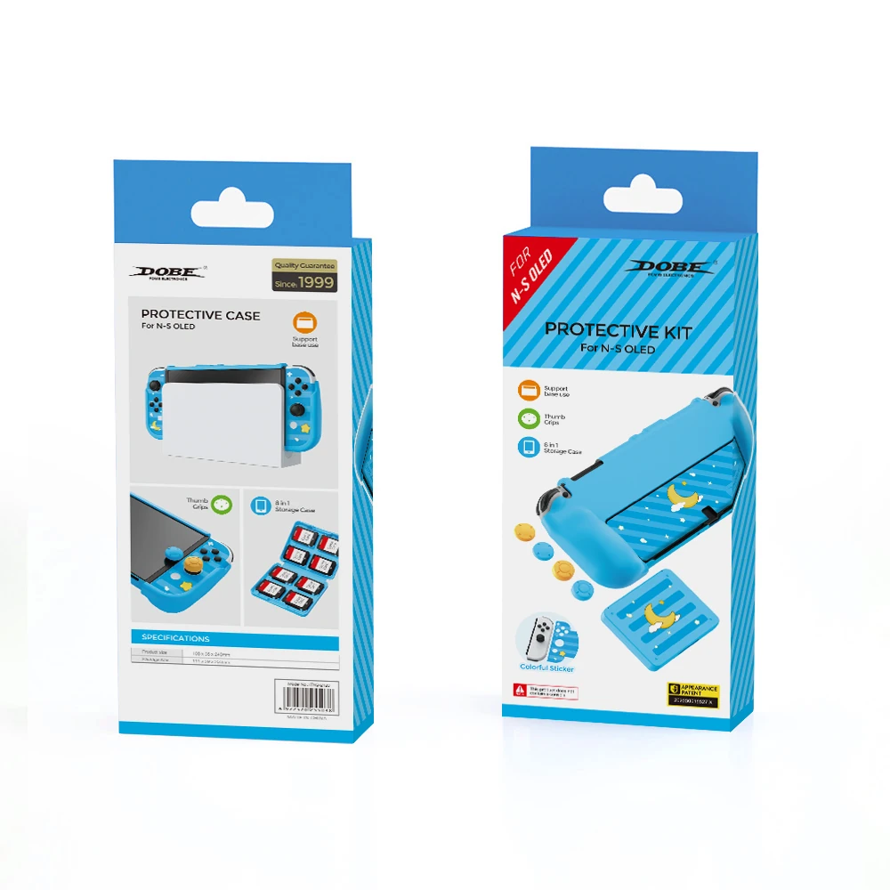 Nintendo Switch Oled Koruyucu Kılıf 8 in 1 Set DOBE TNS-2120