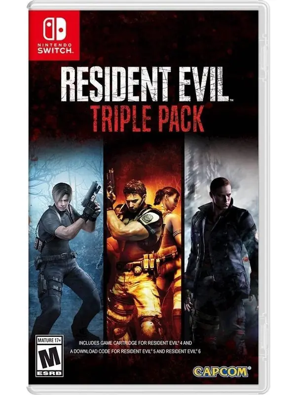 Nintendo Switch Resident Evil Triple Pack Kutulu Oyun