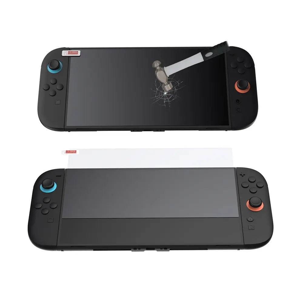 Nintendo Switch 2 Temperli Cam Ekran Koruyucu Mavi Işık Filtresi Filmi