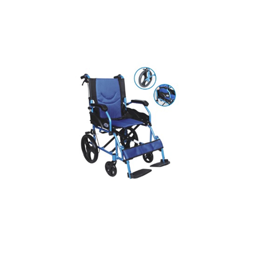 Katlanabilir Tekerlekli Sandalye KY863LABJ-C-12''-46