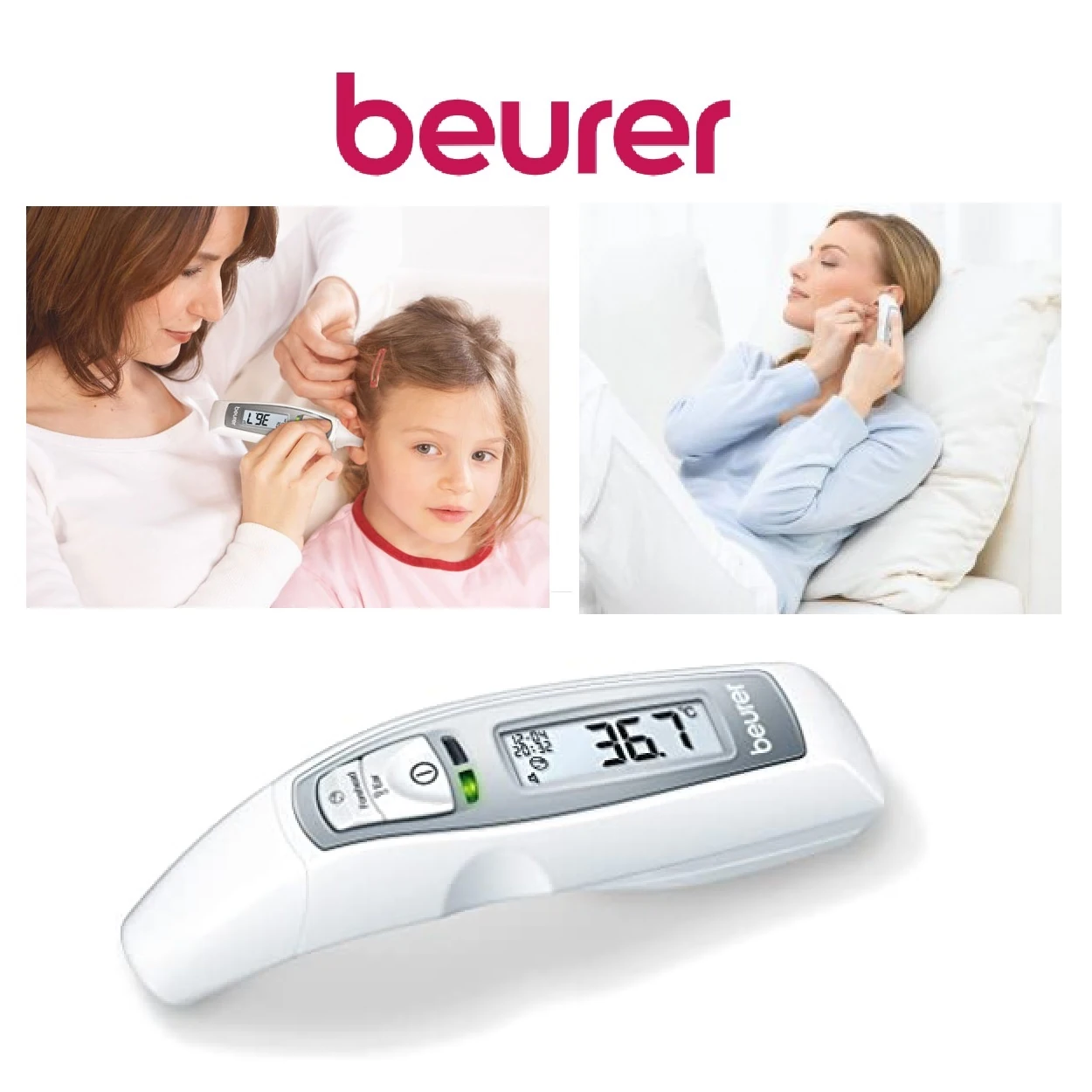 Beurer Alından Kulaktan Ateş Ölçer Konuşan FT 70