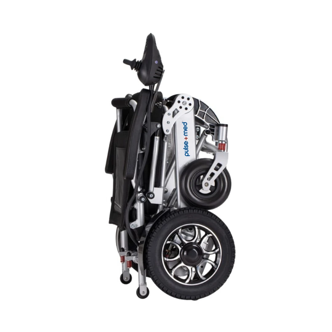Tam Otomatik Kendi Katlanır Akülü Tekerlekli Sandalye