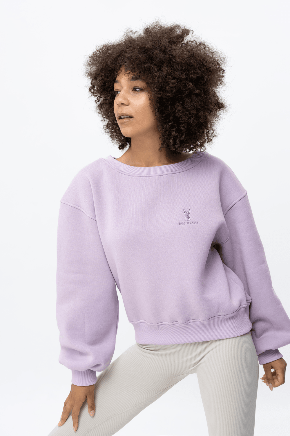 Renew Balon Kollu Sweatshirt - Lila