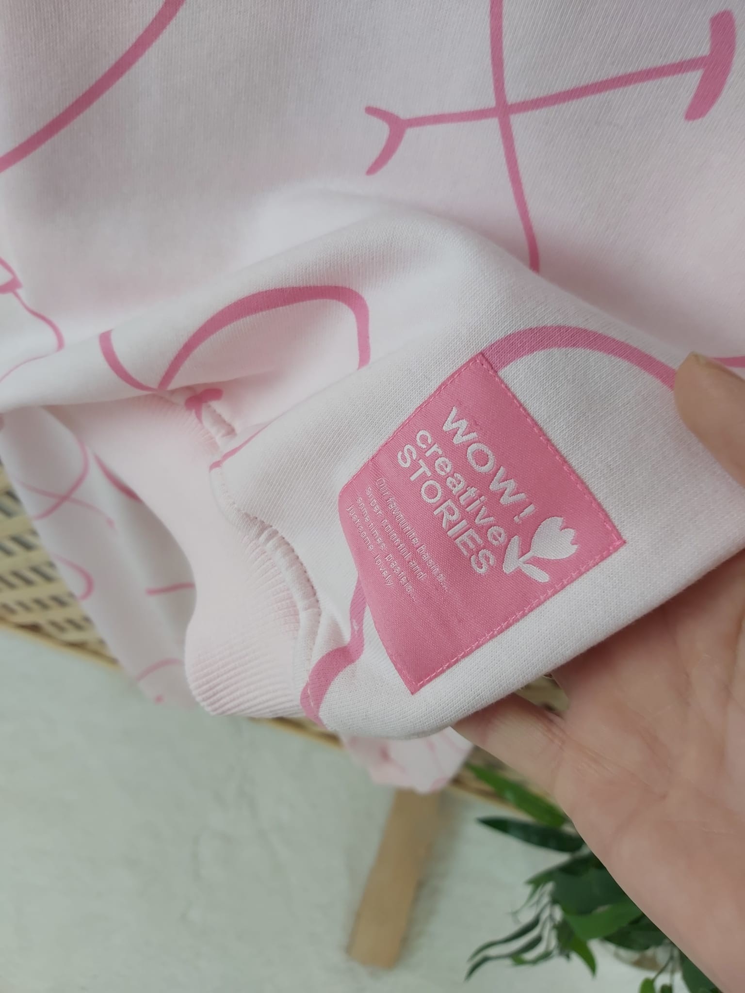 Kız Çocuk Pembe Kalp Detaylı  Eşofman Takım