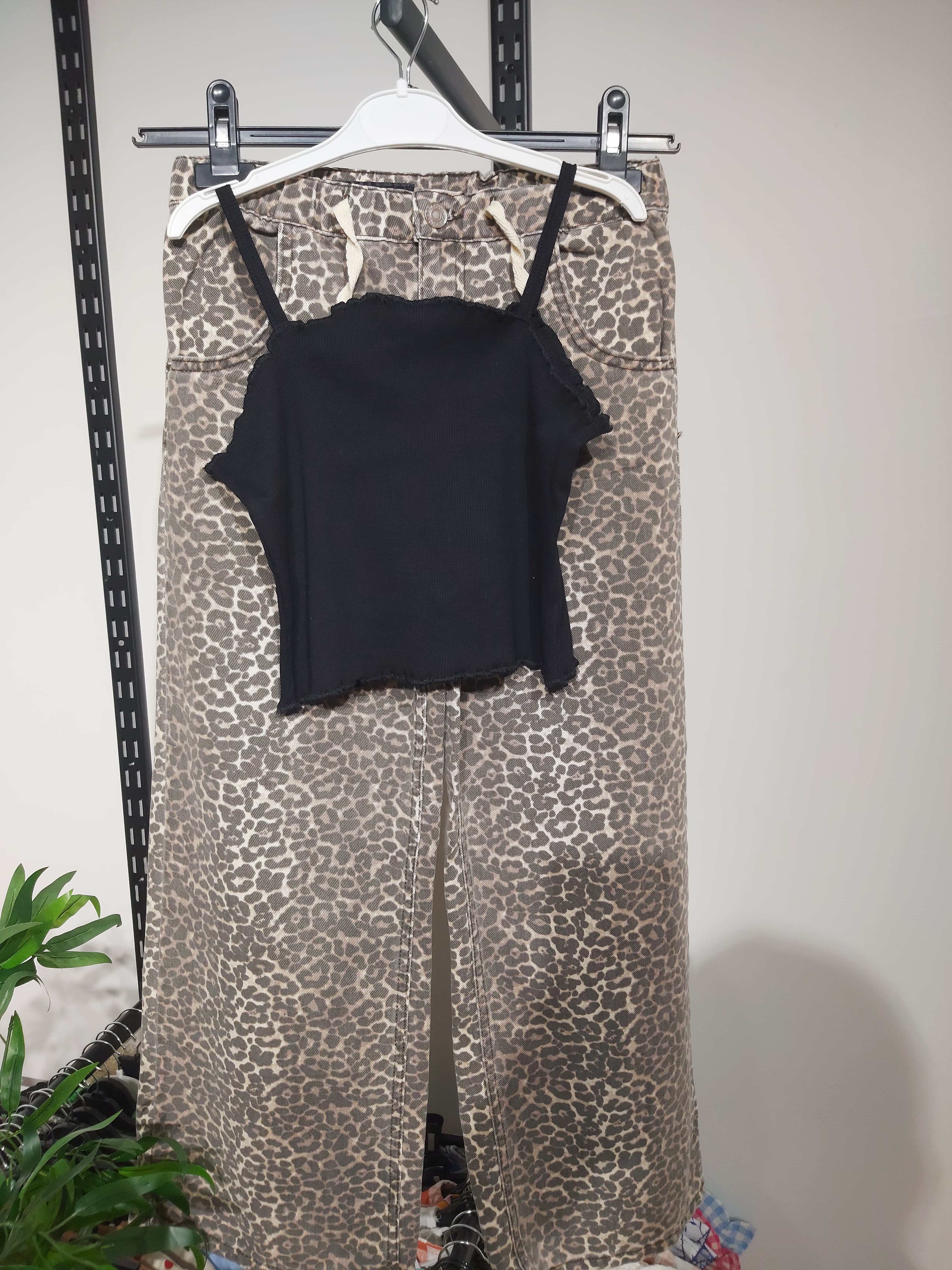 Kız Çocuk Leopar Pantolon 
