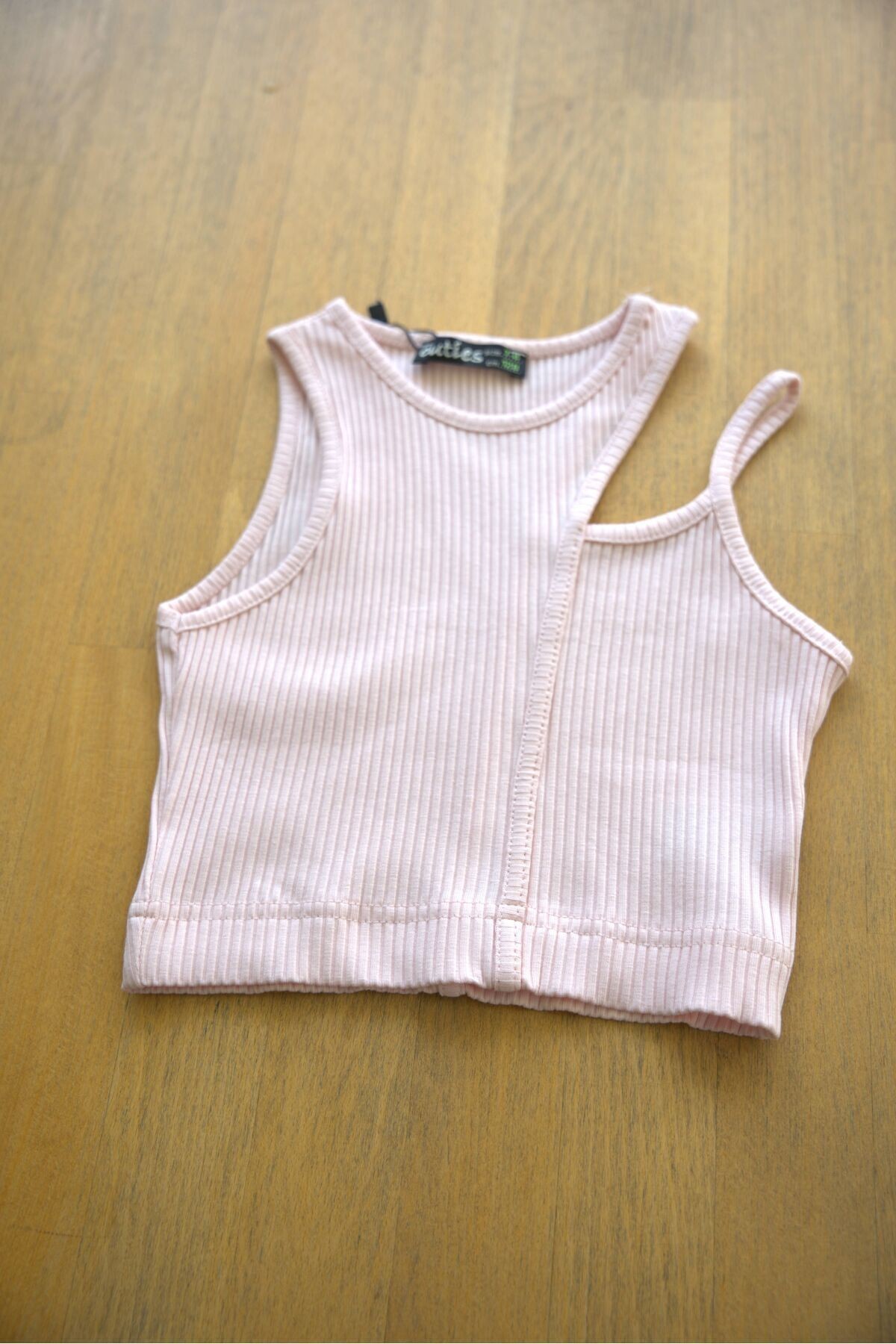 Pembe Askılı CoolKid Crop